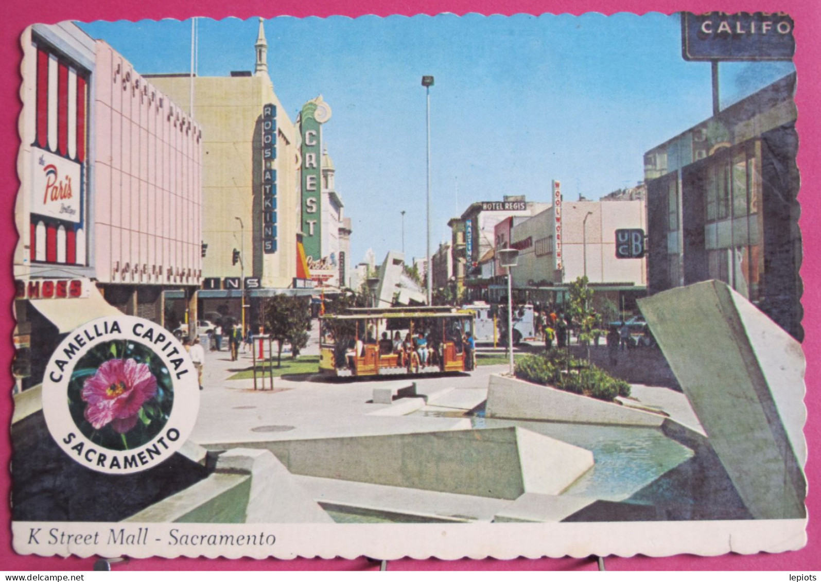 Visuel Pas Très Courant - USA - Sacramento - K Street Mall - Camellia Capital Of The World - Sonstige & Ohne Zuordnung