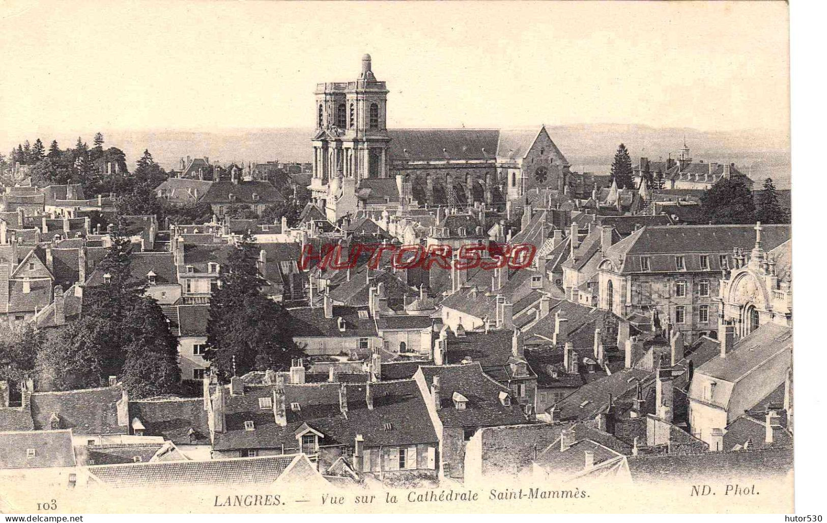 CPA LANGRES - VUE GENERALE - Langres