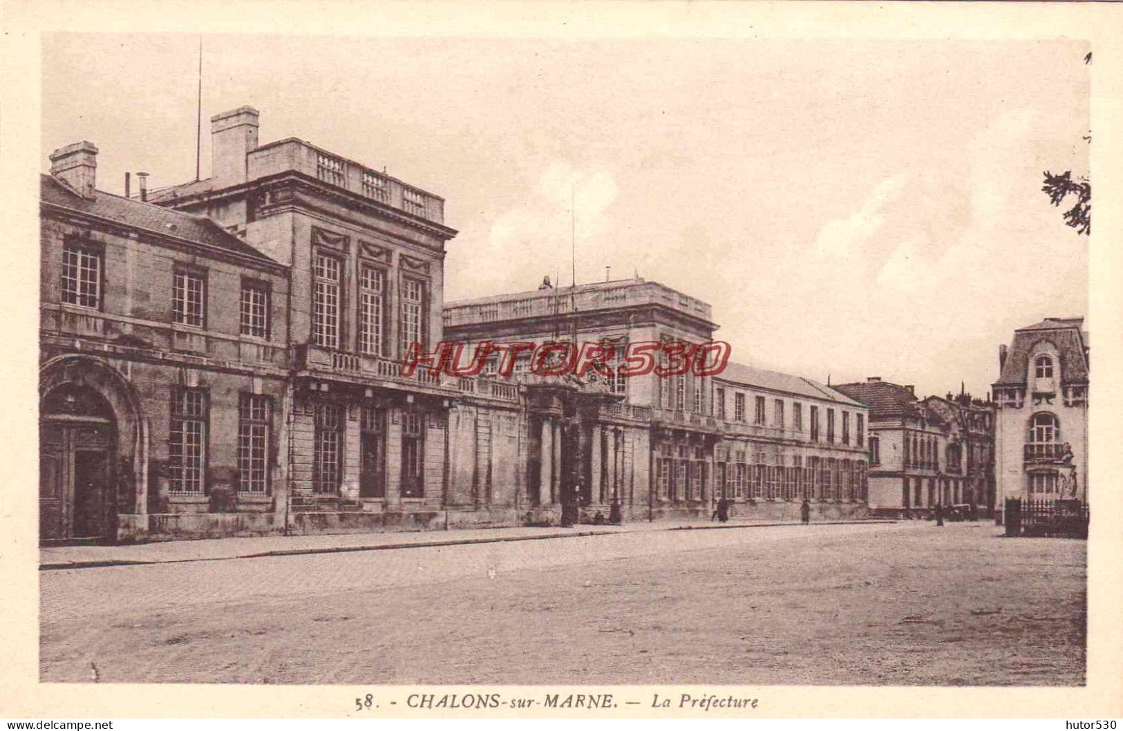 CPA CHALONS SUR MARNE - LA PREFECTURE - Châlons-sur-Marne