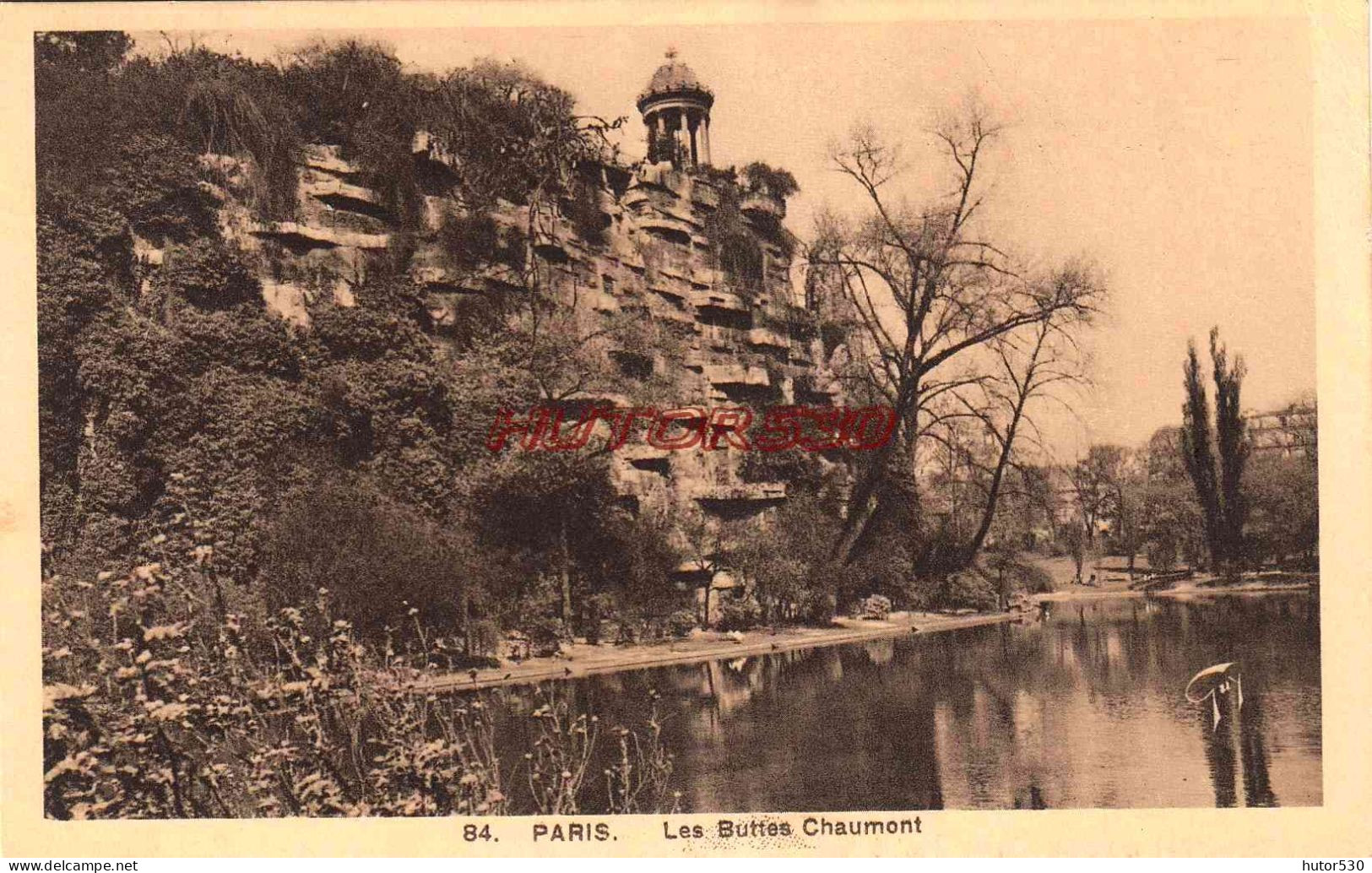 CPA PARIS - LES BUTTES CHAUMONT - Parcs, Jardins