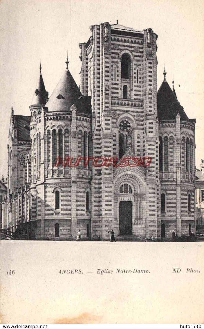 CPA ANGERS - EGLISE NOTRE DAME - Angers