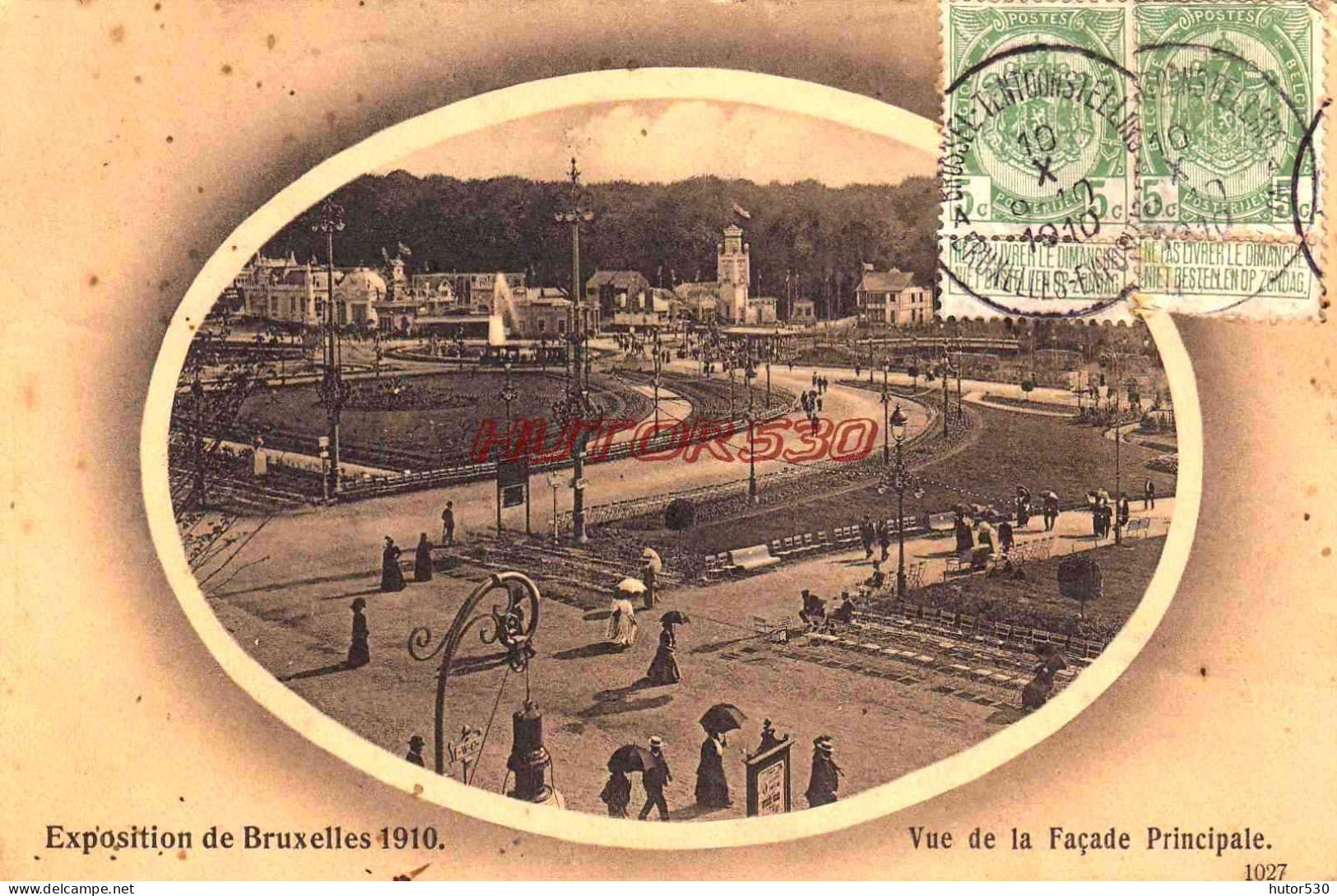 CPA BRUXELLES - AEXPOSITION 1910 - FACADE PRINCIPALE - Universal Exhibitions