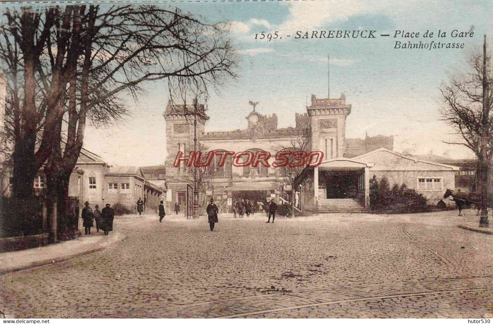 CPA SARREBRUCK - PLACE DE LA GARE - Saarbruecken