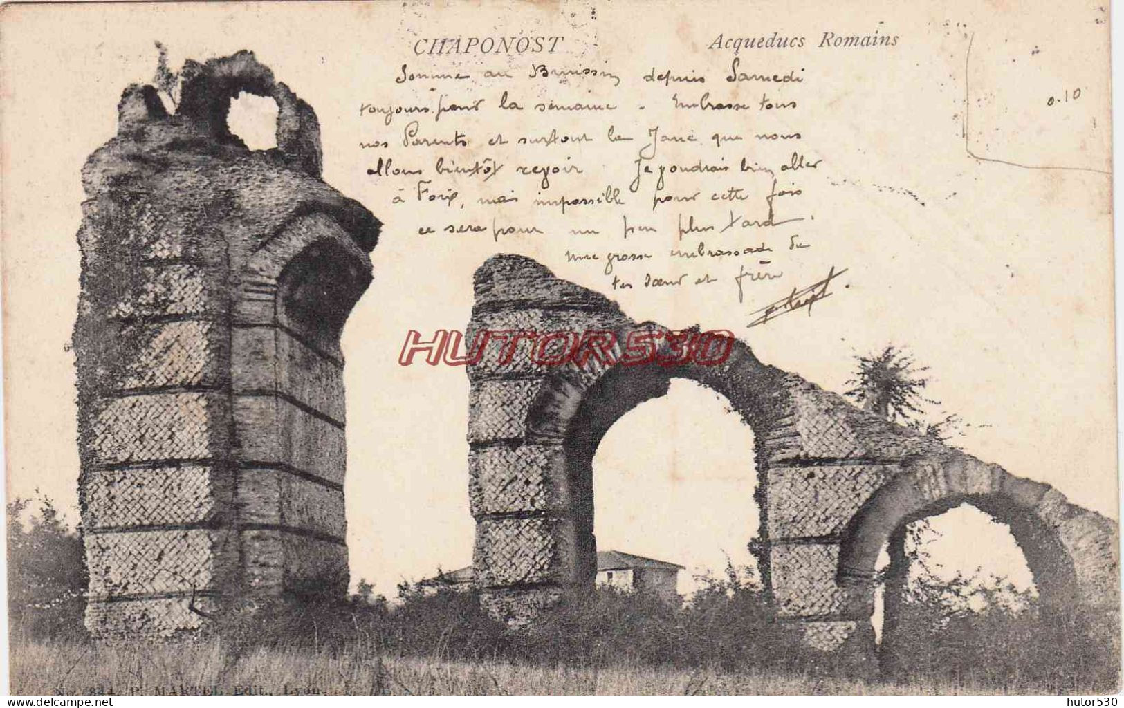 CPA CHAPONOST - ACQUEDUCS ROMAINS - Other & Unclassified