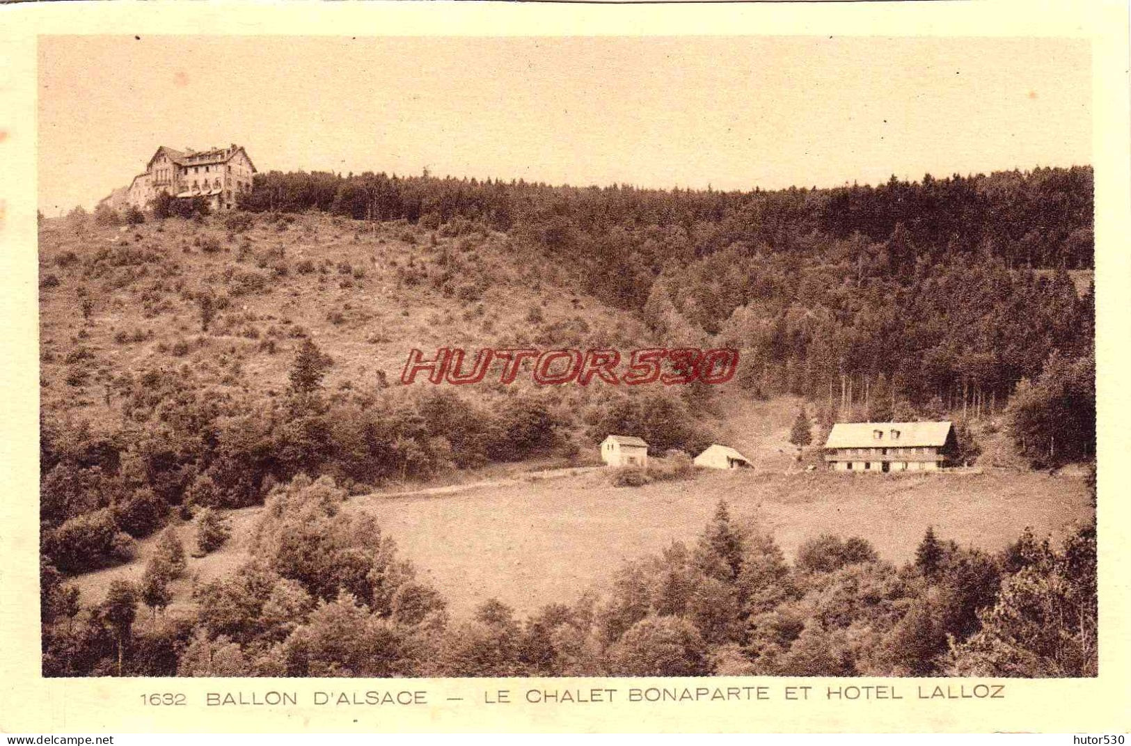 CPA ALSACE - LE CHALET BONAPARTE ET HOTEL LALLOZ - Alsace