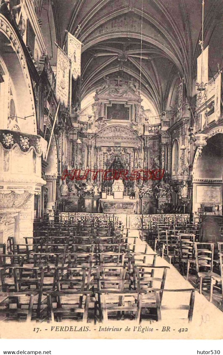 CPA VERDELAIS - INTERIEUR DE L'EGLISE - LE BANC D'ÂŒUVRE - Verdelais