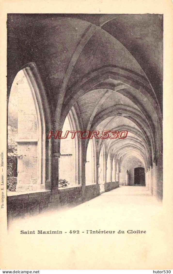 CPA SAINT MAXIMIN LA SAINTE BAUME - INTERIEUR DU CLOITRE - Saint-Maximin-la-Sainte-Baume