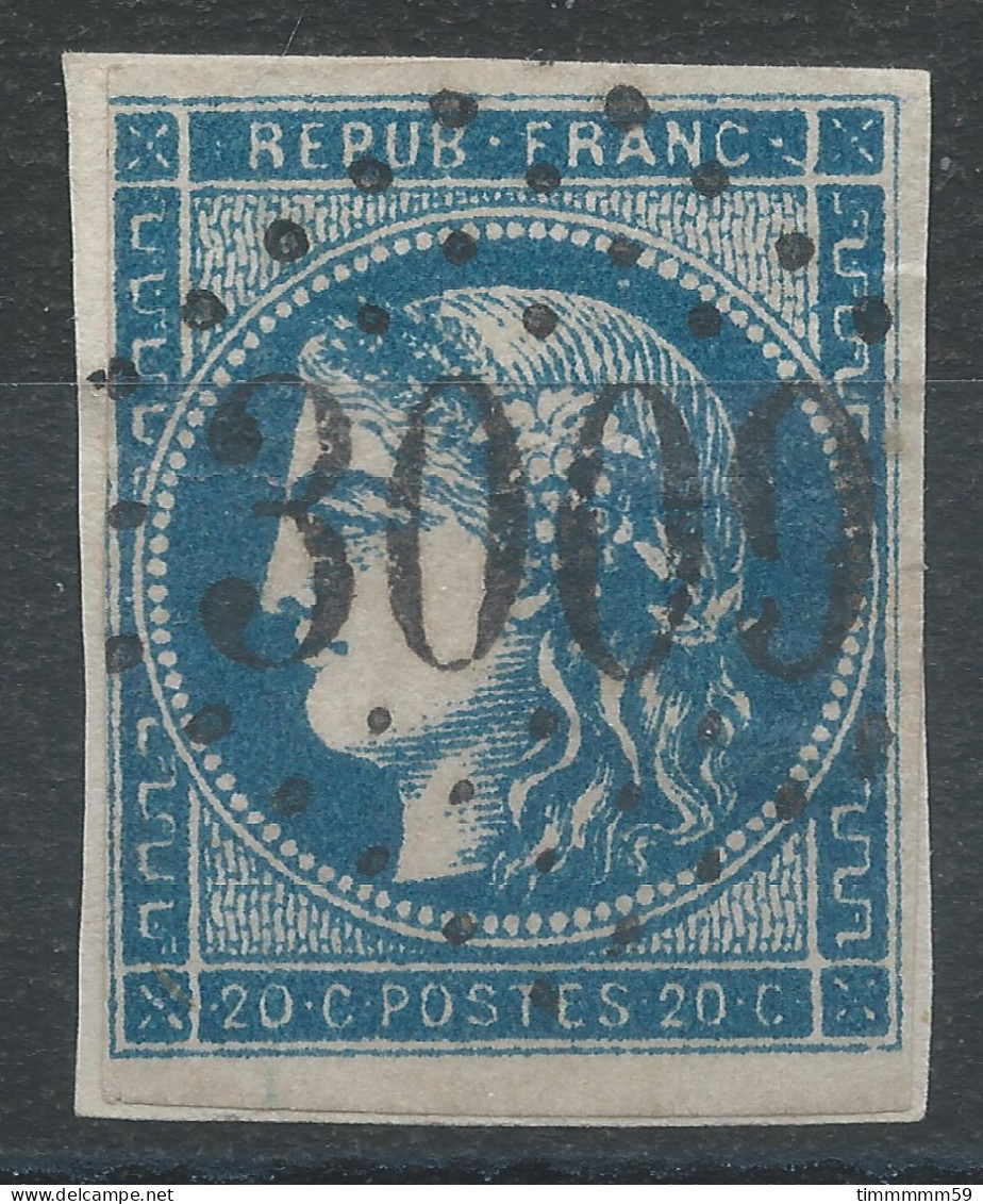 Lot N°83149   N°44-45 Ou 46/Fragment, Oblitéré GC 3009 POUYASTRUC(63), Indice 8 - 1870 Bordeaux Printing