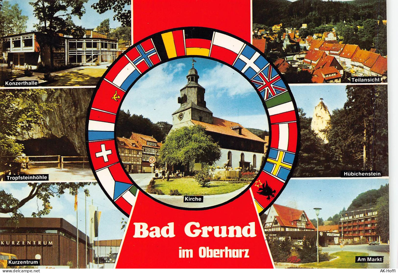 Bad Grund Im Oberharz - Am Markt, Konzerthalle, Hübichenstein, Tropfsteinhöhle, Kurzentrum - Bad Grund