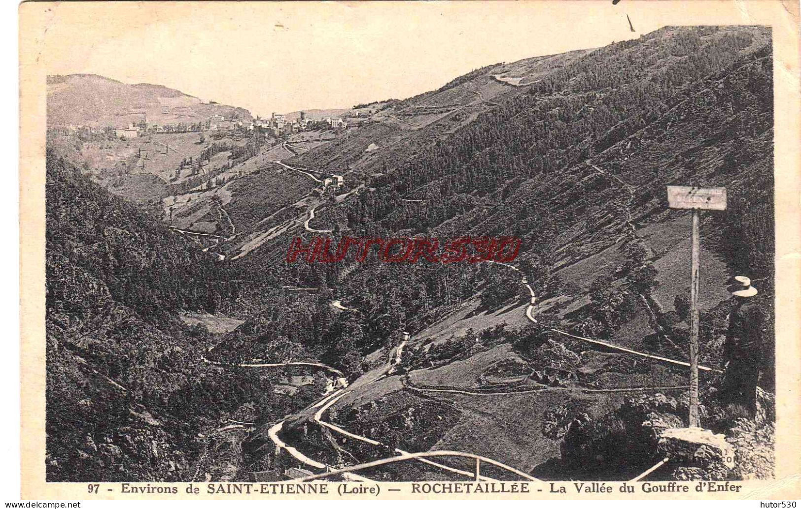 CPA ROCHETAILLEE - VALLEE DU GOUFFRE D'ENFER - Rochetaillee