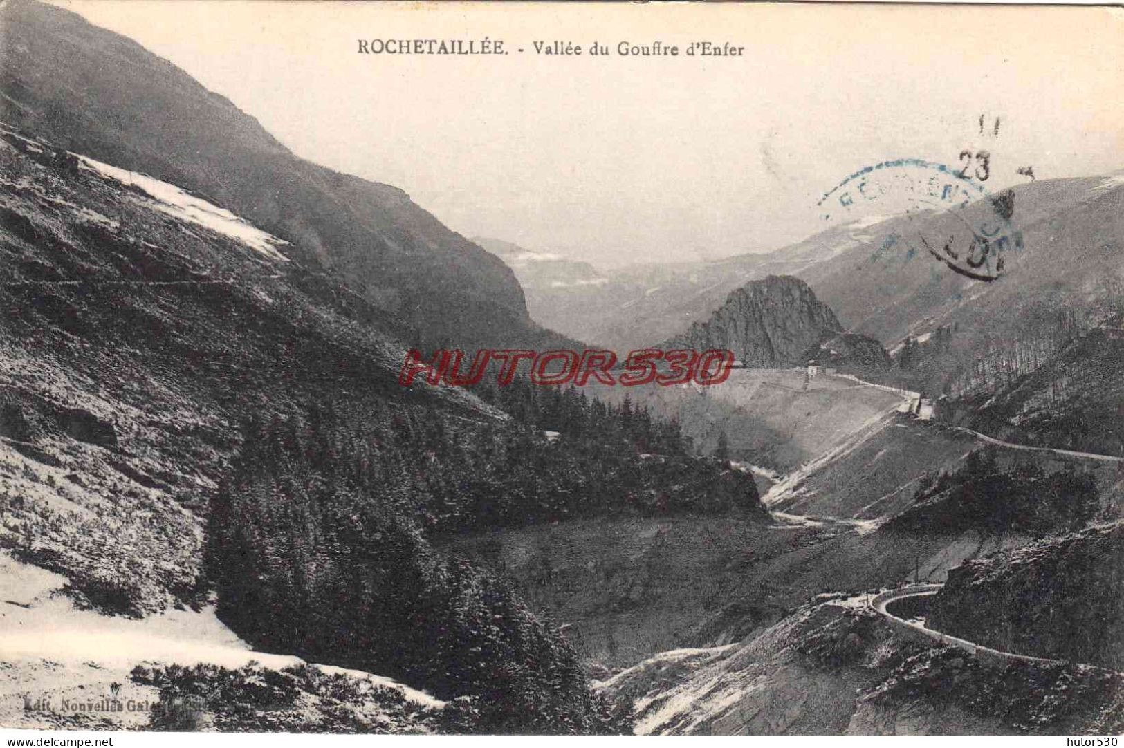 CPA ROCHETAILLEE - VALLEE DU GOUFFRE D'ENFER - Rochetaillee