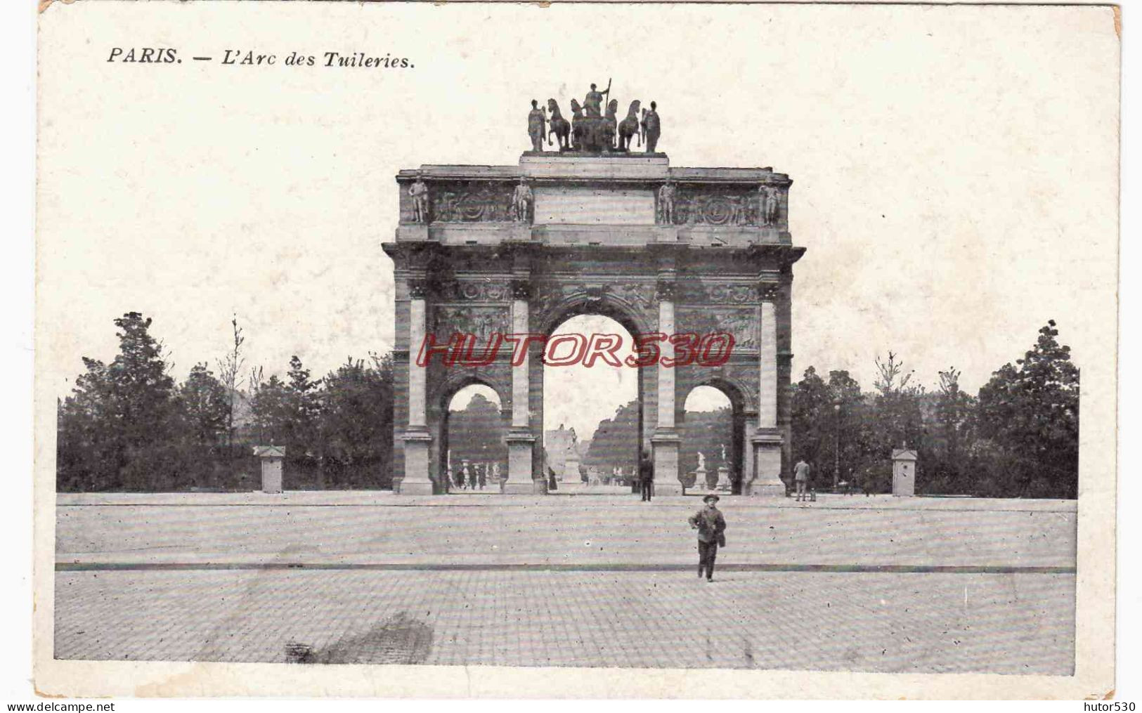 CPA PARIS - L'ARC DES TUILERIES - Autres Monuments, édifices