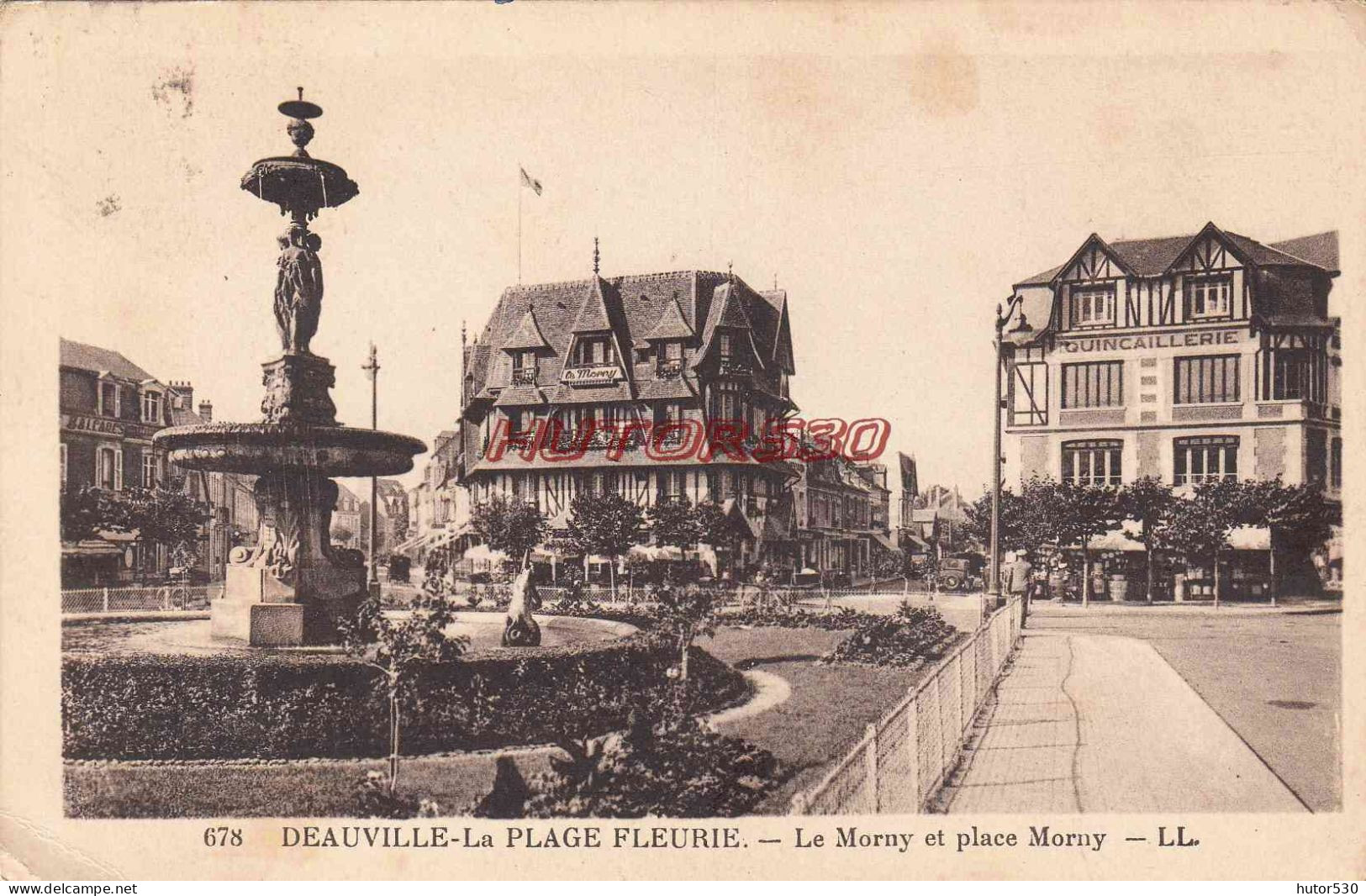 CPA DEAUVILLE - PLACE MORNY - Deauville