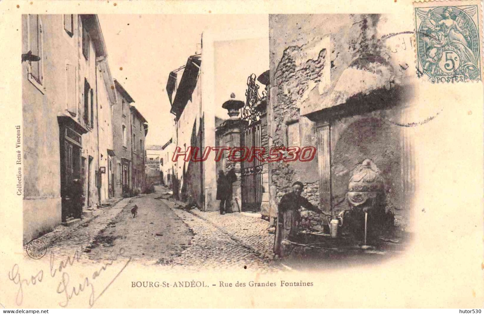 CPA BOURG SAINT ANDEOL - RUE DES GRANDES FONTAINES - Bourg-Saint-Andéol