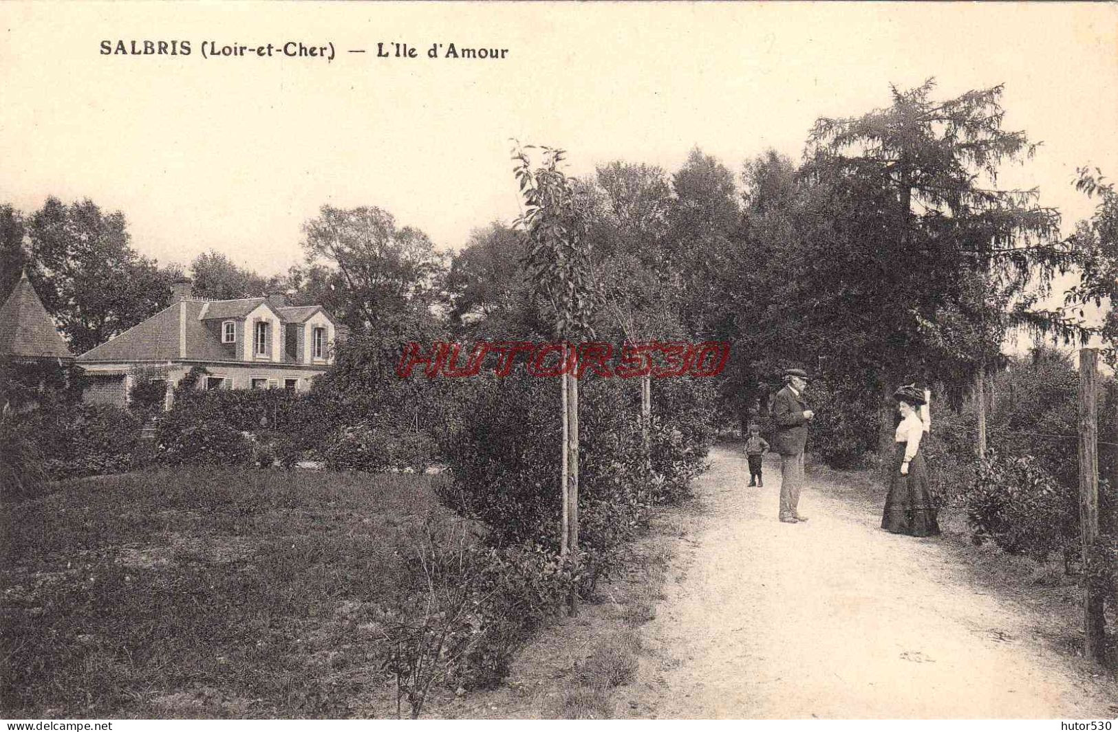 CPA SALBRIS - LOIR ET CHER - L'ILE D'AMOUR - Salbris