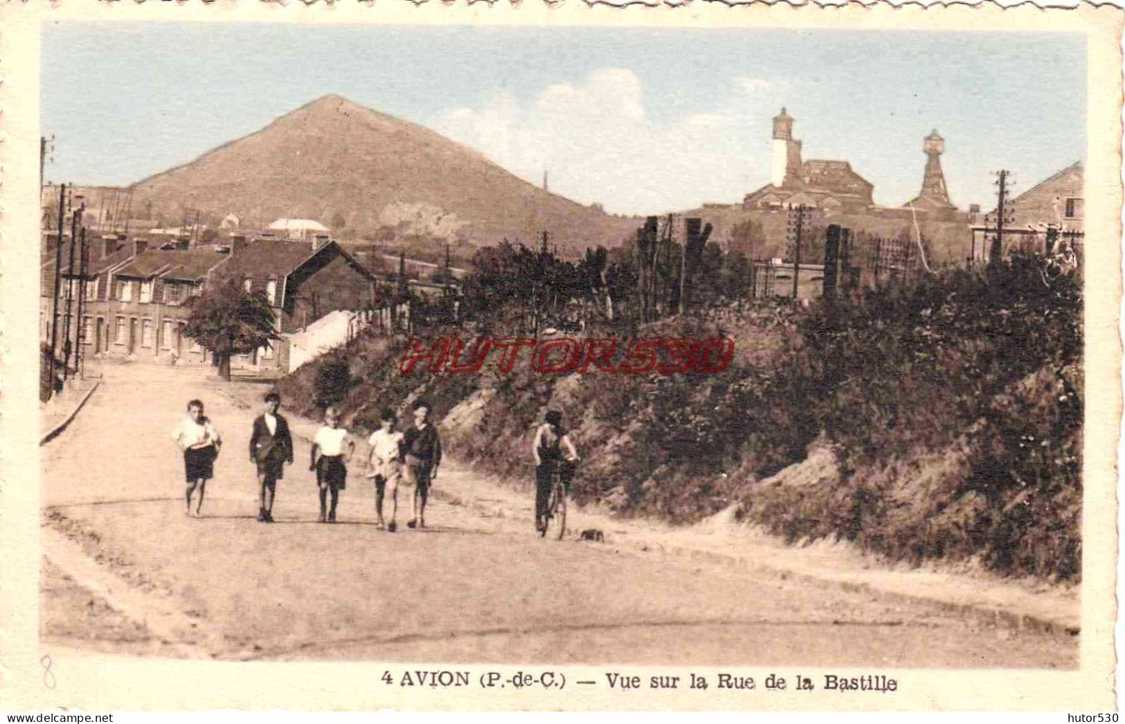 CPA AVION - RUE DE LA BASTILLE - Avion