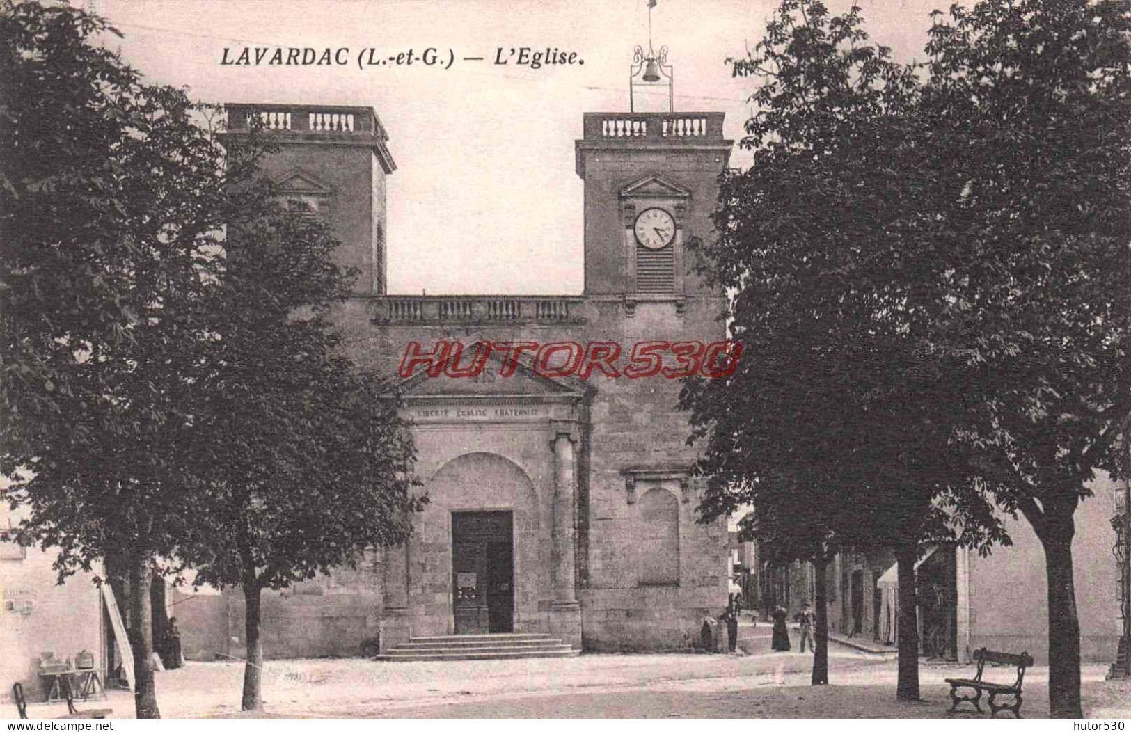 CPA LAVARDAC - L'EGLISE - Lavardac