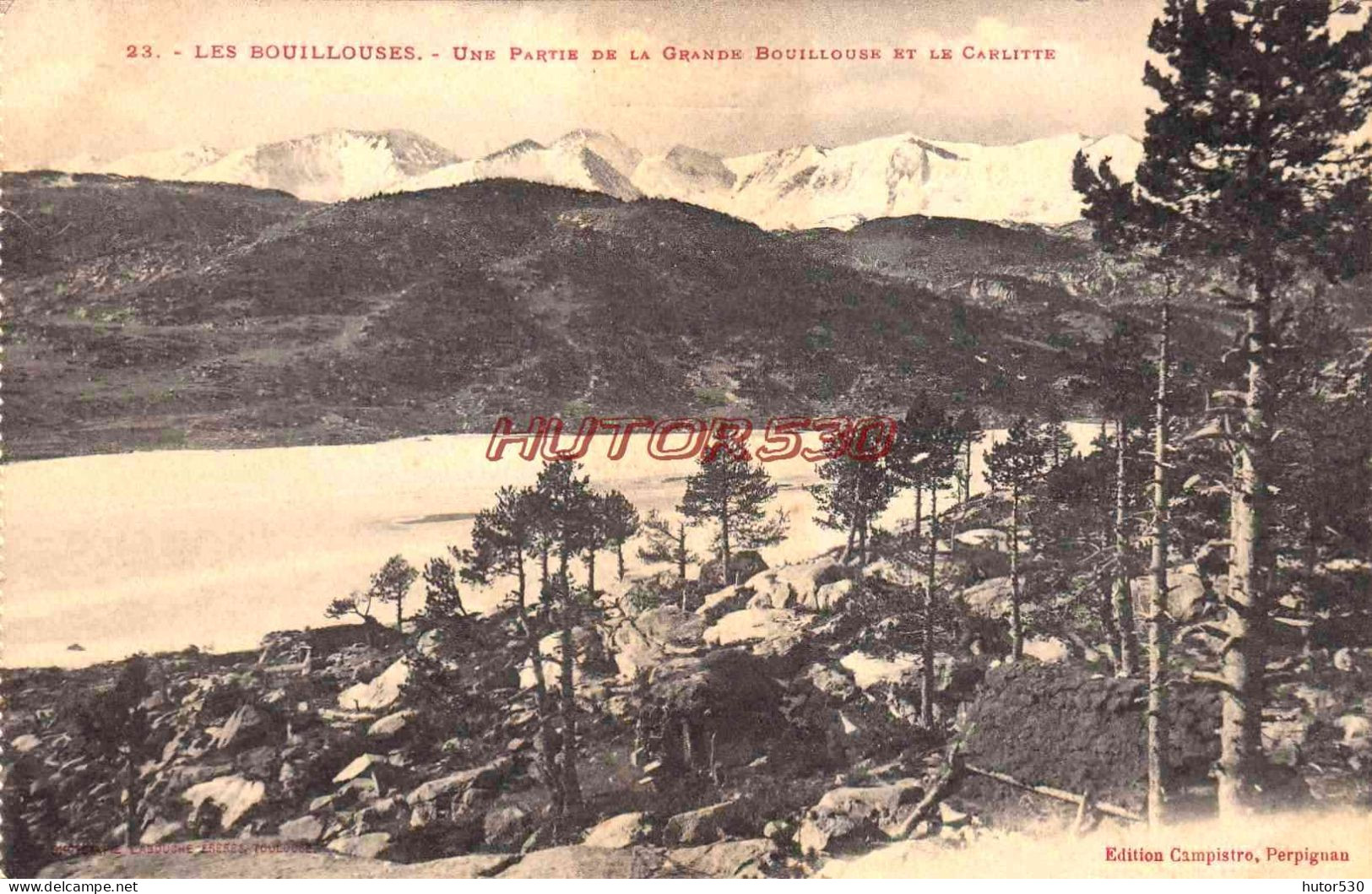 CPA LES BOUILLOUSES - PYRENEES ORIENTALES - Sonstige & Ohne Zuordnung