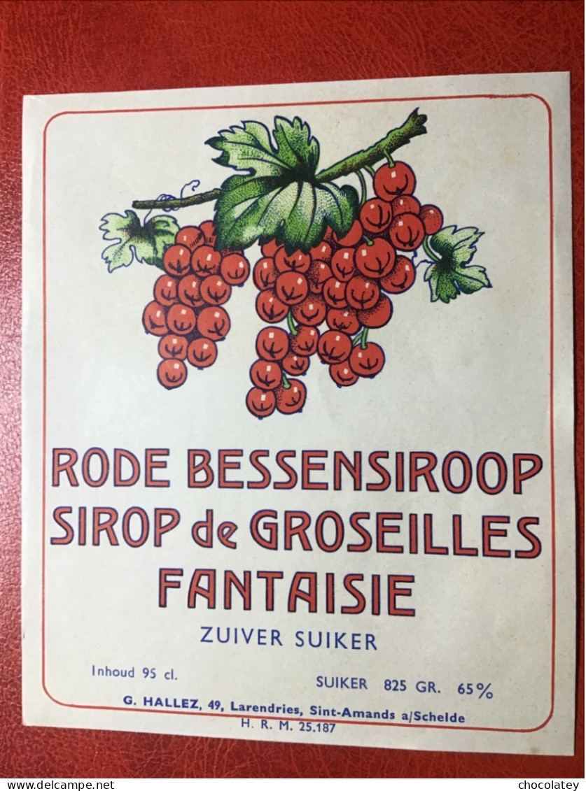 Sint Amands  Schelde Rode Bessen Siroop - Limonades & Sodas