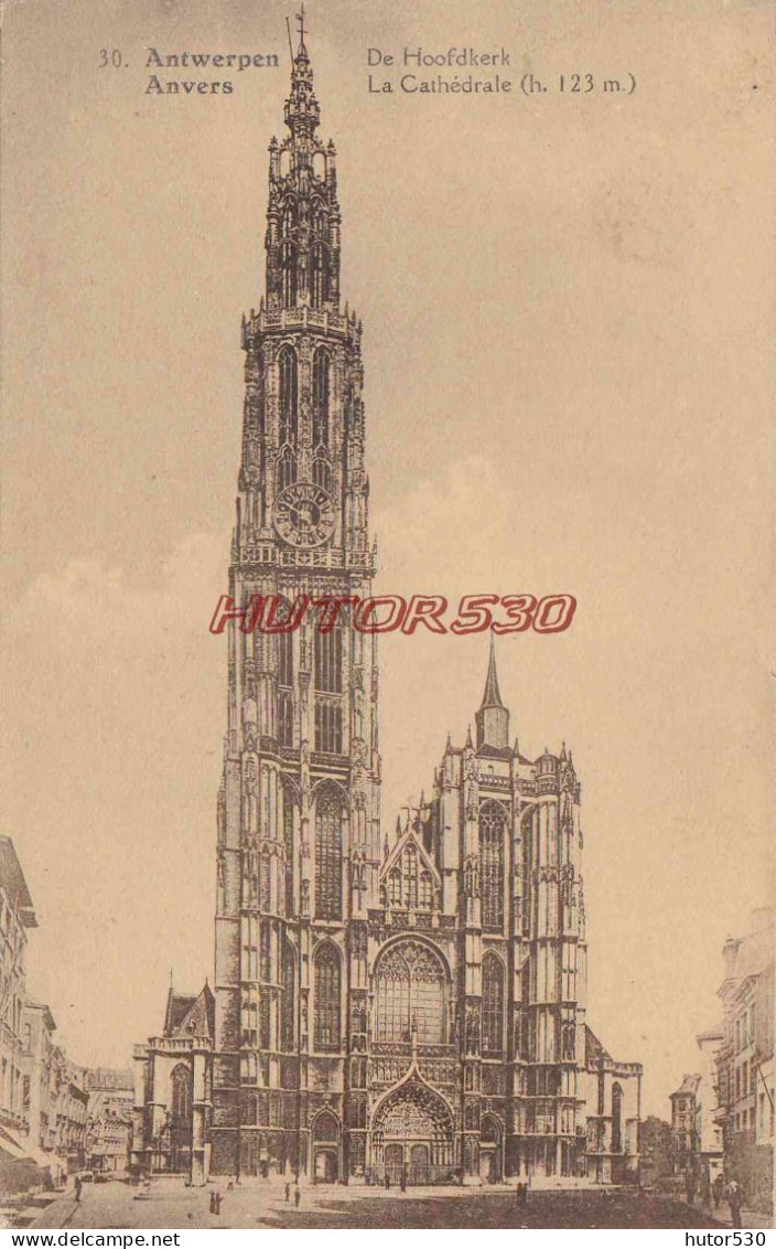 CPA ANVERS - LA CATHEDRALE - Sonstige & Ohne Zuordnung