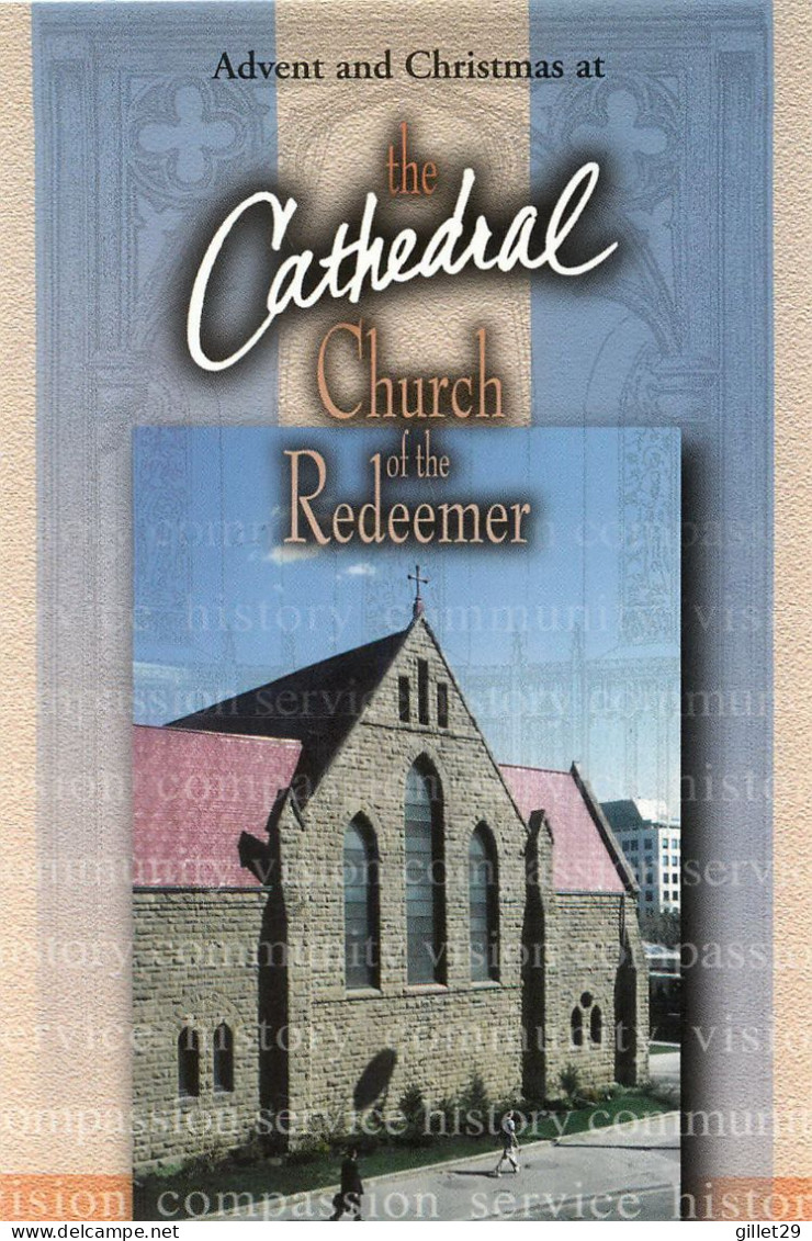 PUBLICITÉ - ADVERTISING - ADVENT AND CHRISTMAS AT CATHEDRAL CHURCH OF THE REDEEMER - CALGARY, ALBERTA - - Publicité