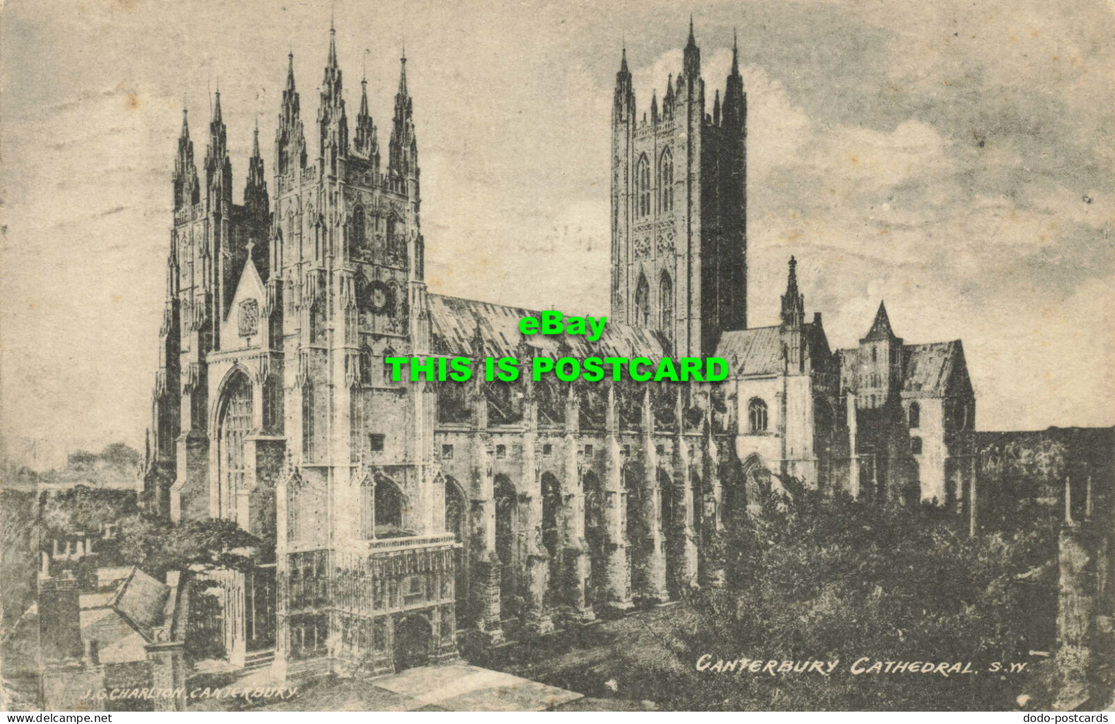 R596038 Canterbury Cathedral. S. W. J. G. Charlton. 1930 - Mundo