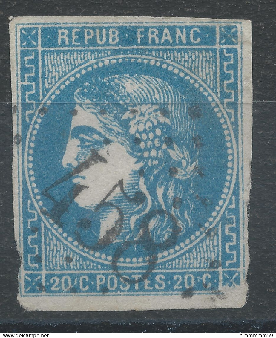 Lot N°83150   N°44-45 Ou 46, Oblitéré GC 458 BESSAY S ALLIER(03), Indice 11 - 1870 Uitgave Van Bordeaux