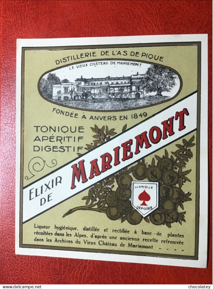 Elixer De Mariemont - Alcools & Spiritueux