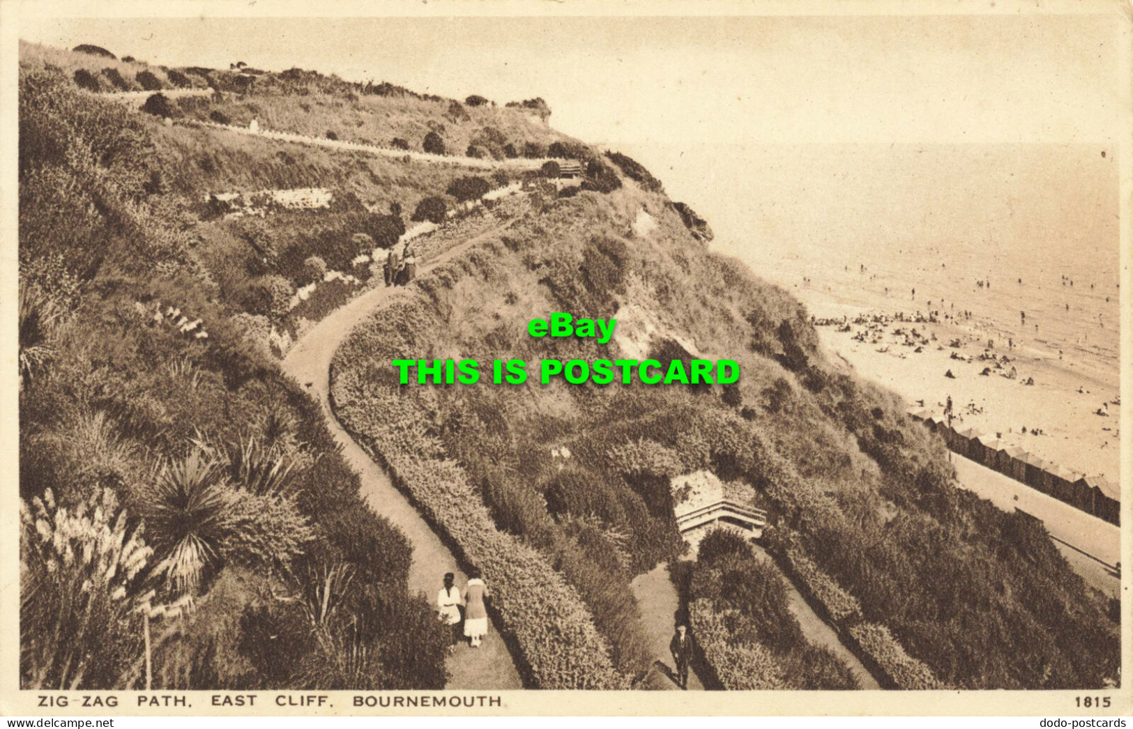 R597715 Zig Zag Path. East Cliff. Bournemouth. 1815. W. H. Smith - Mundo