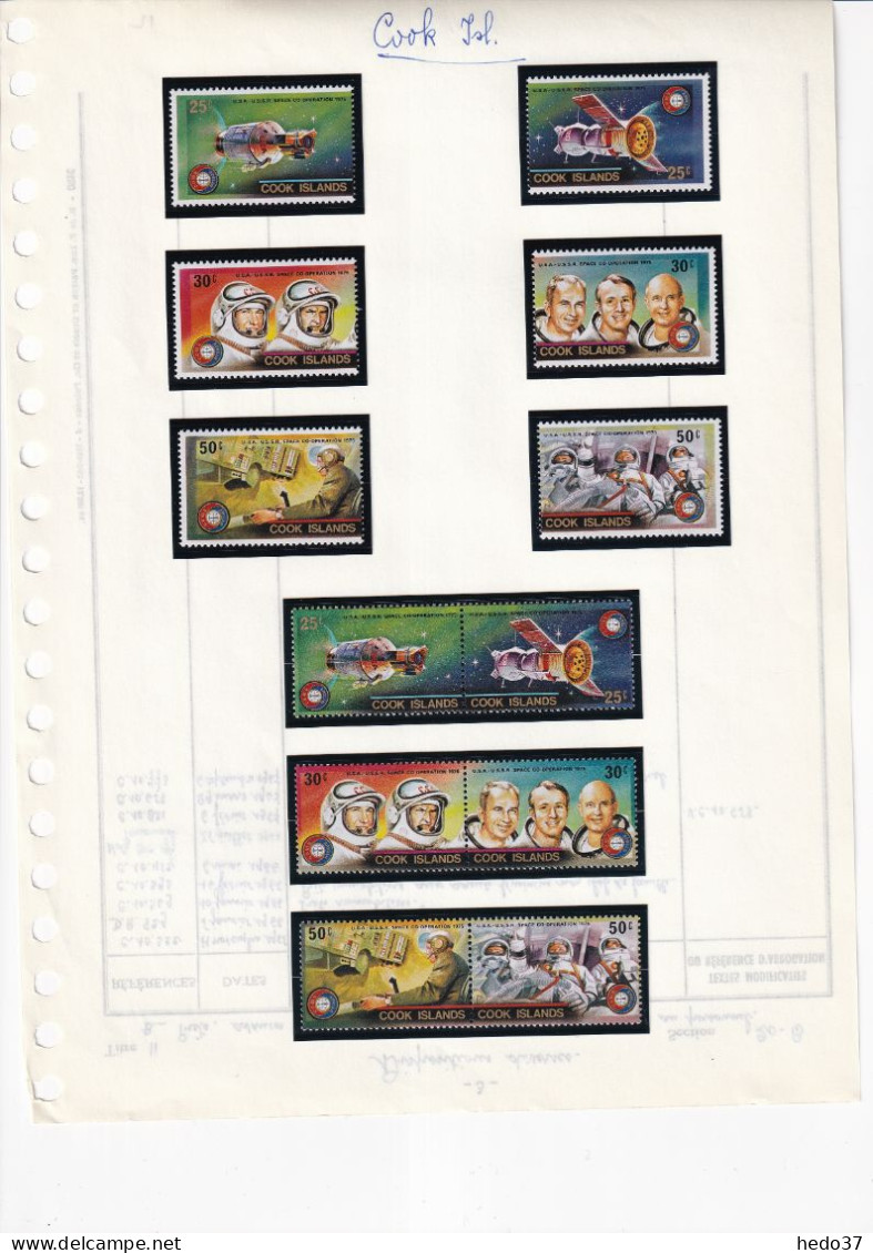 Cook - Collection 1965/1979 - Neufs ** sans charnière - Cote Yvert 930€ - TB