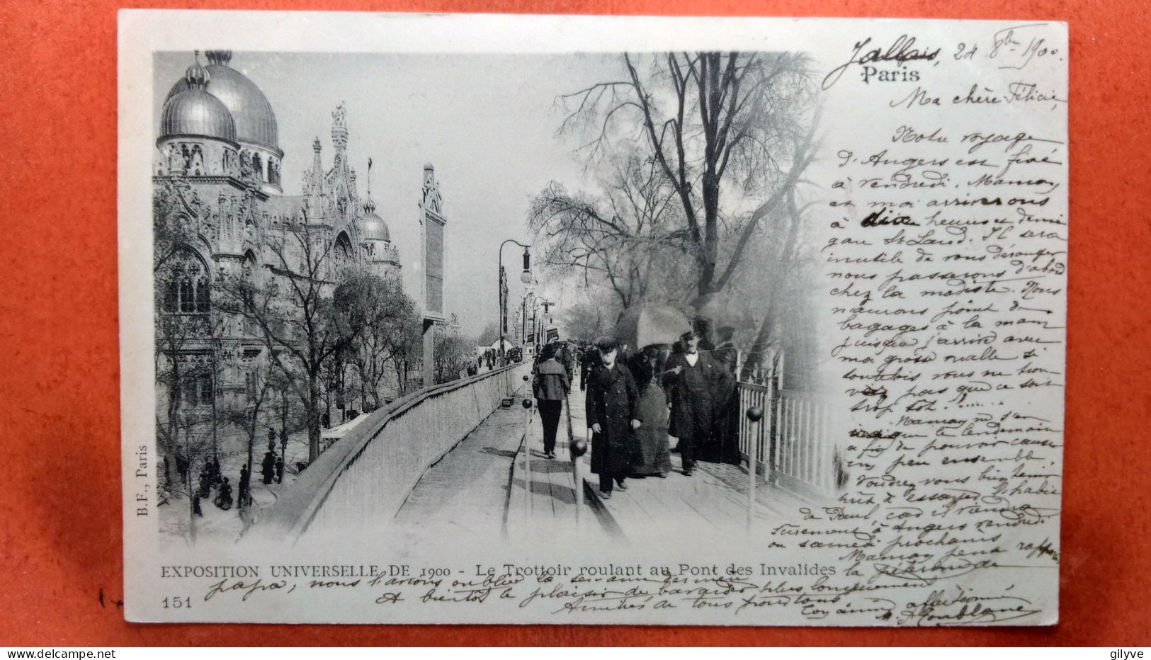 CPA (75) Exposition Universelle De Paris.1900. Le Trottoir Roulant Au Pont Des Invalides.  (7A.562) - Tentoonstellingen