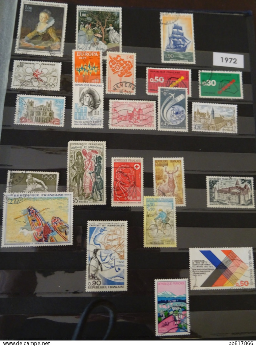 Lot Oblitérés 1972 - Used Stamps