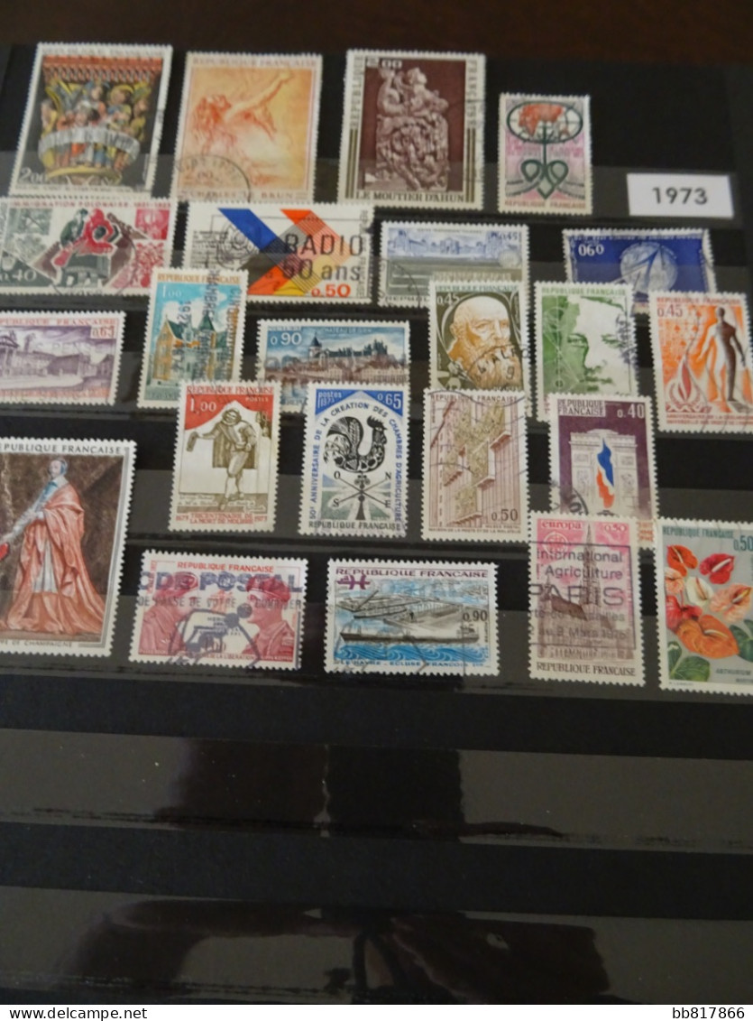 Lot Oblitérés 1973 - Used Stamps