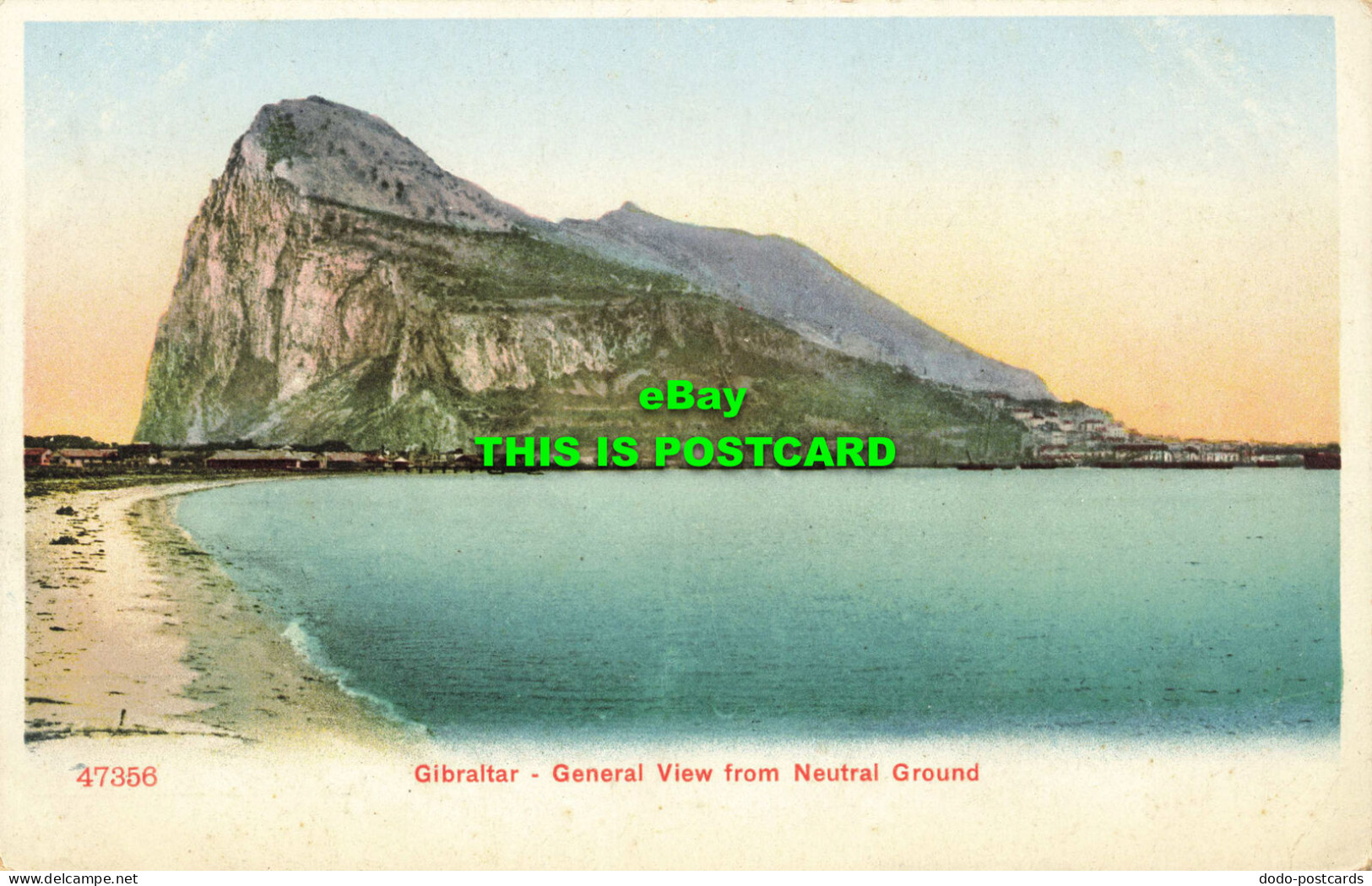 R599185 Gibraltar. General View From Neutral Ground - Monde