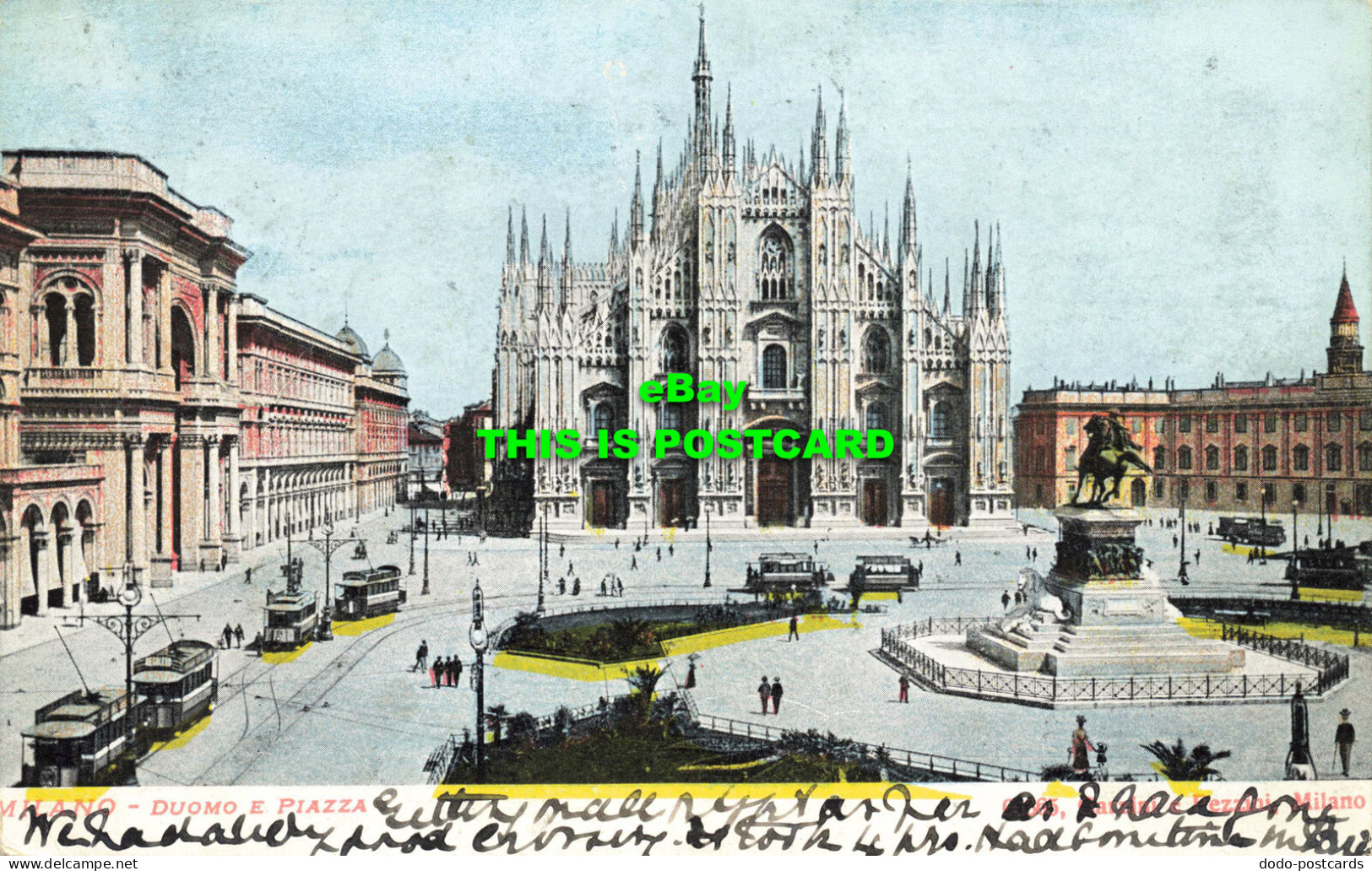 R596893 Mhano. Duomo E Piazza. Garzini E Pezzini. Milano - Monde