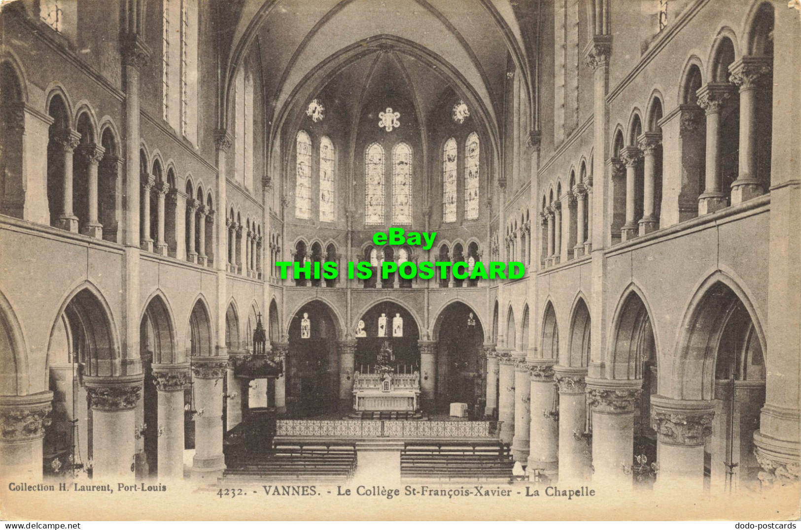 R599811 Vannes. Le College St. Francois. Xavier. La Chapelle. H. Laurent - Monde