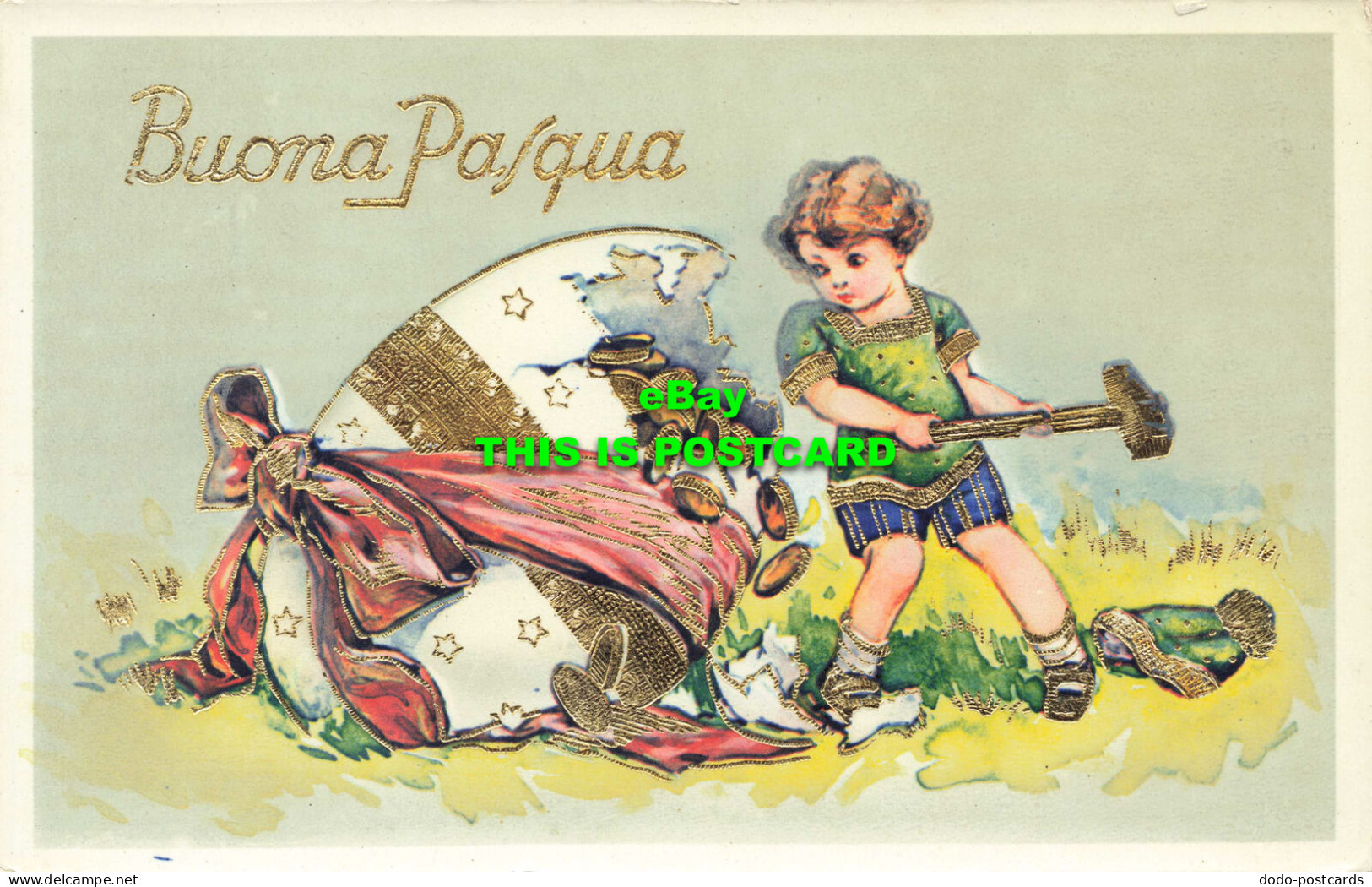 R596056 Buona Pasqua. Cecami. Greeting Card - Monde