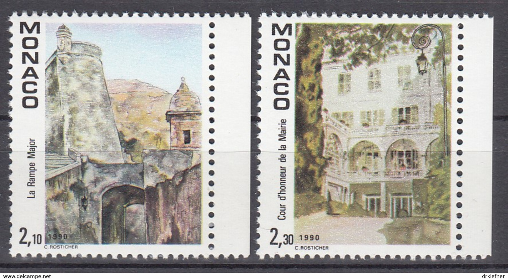 MONACO  1945-1946, Postfrisch **, Ansichten Von Monaco, 1990 - Ongebruikt