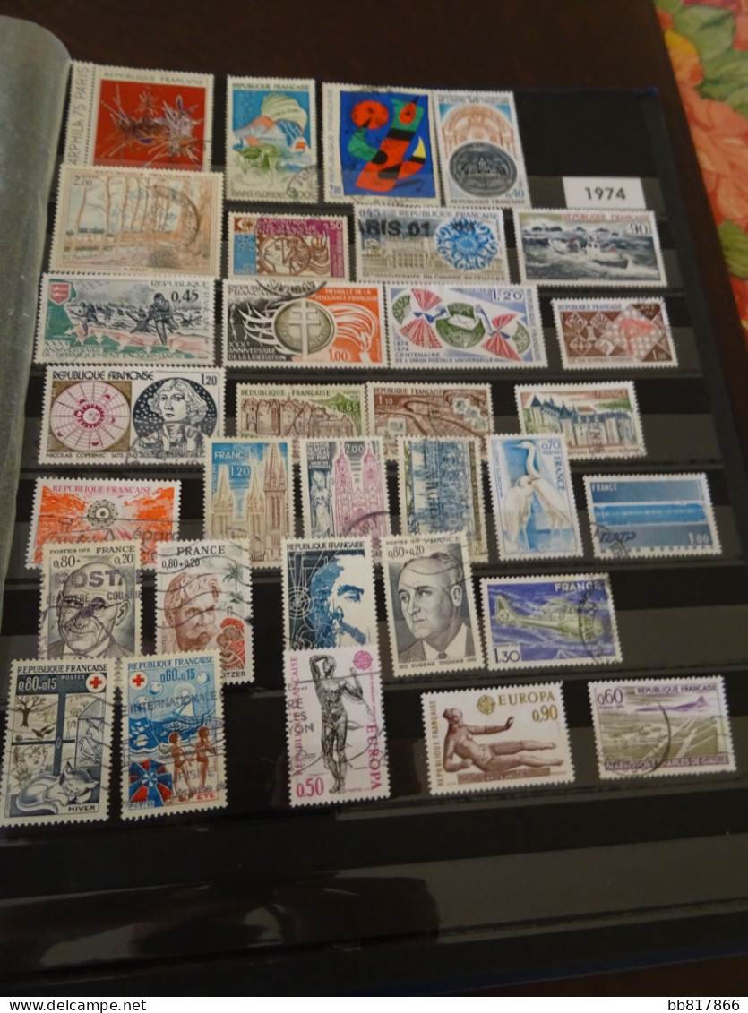 Lot Oblitérés 1974 - Used Stamps
