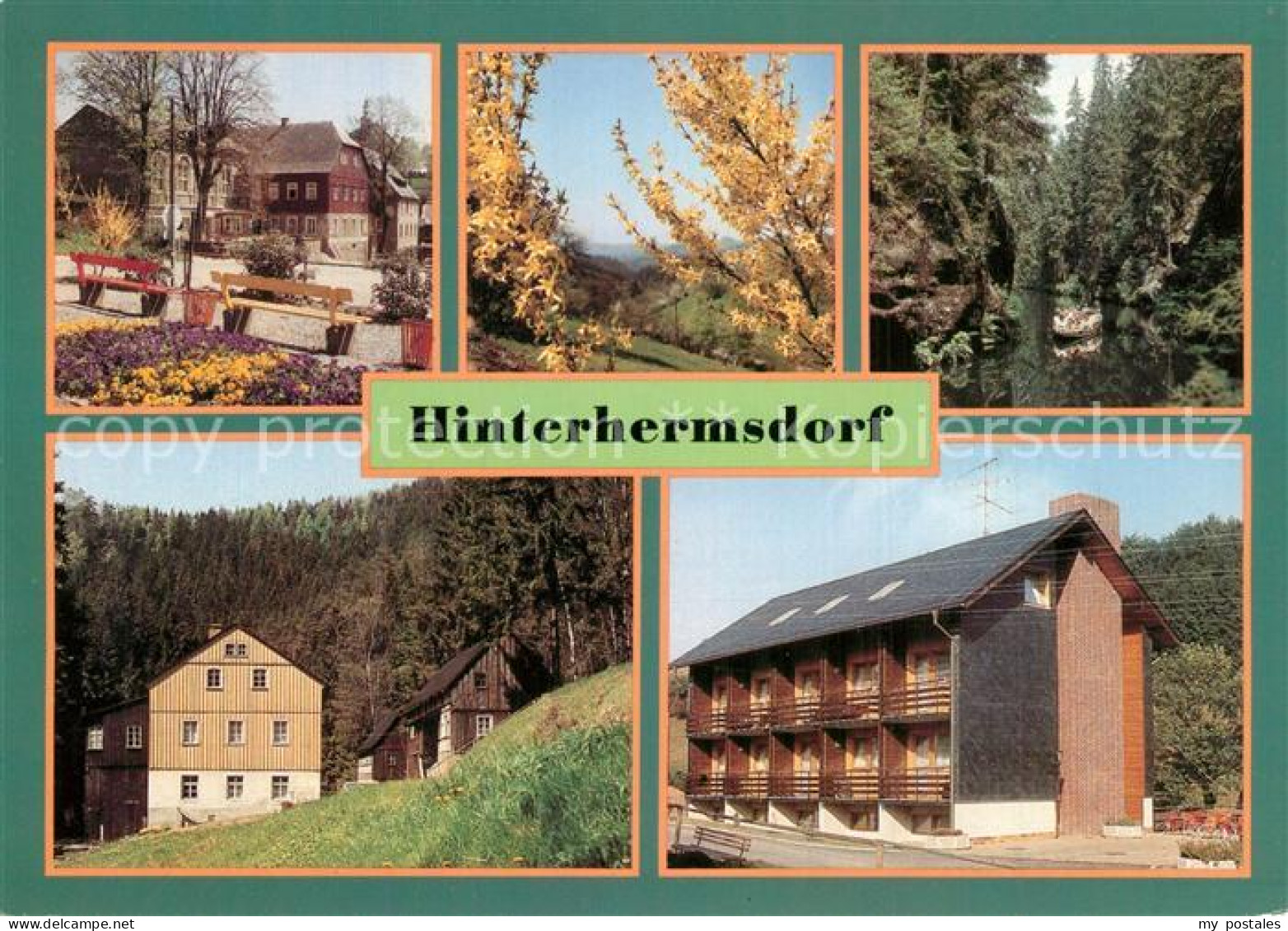 73606950 Hinterhermsdorf HOG Erbgericht Dorfbachtal Kahnfahrt Auf Der Oberen Sch - Sebnitz