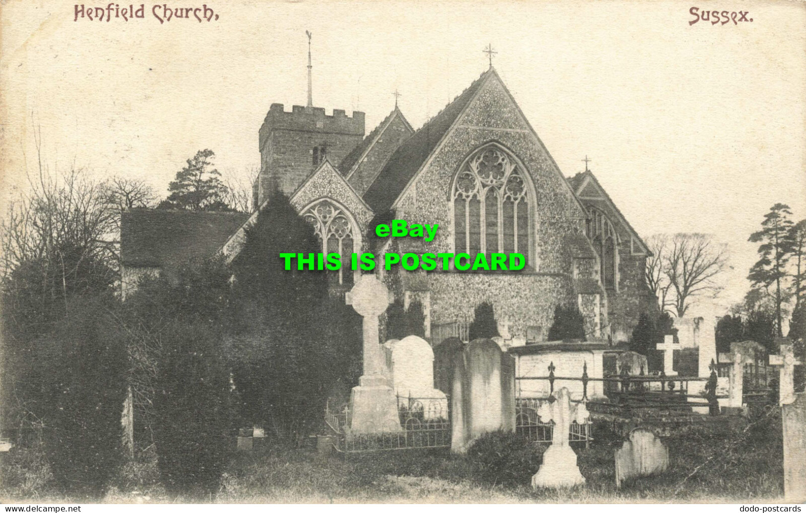 R599192 Sussex. Henfield Church. 1908 - Monde