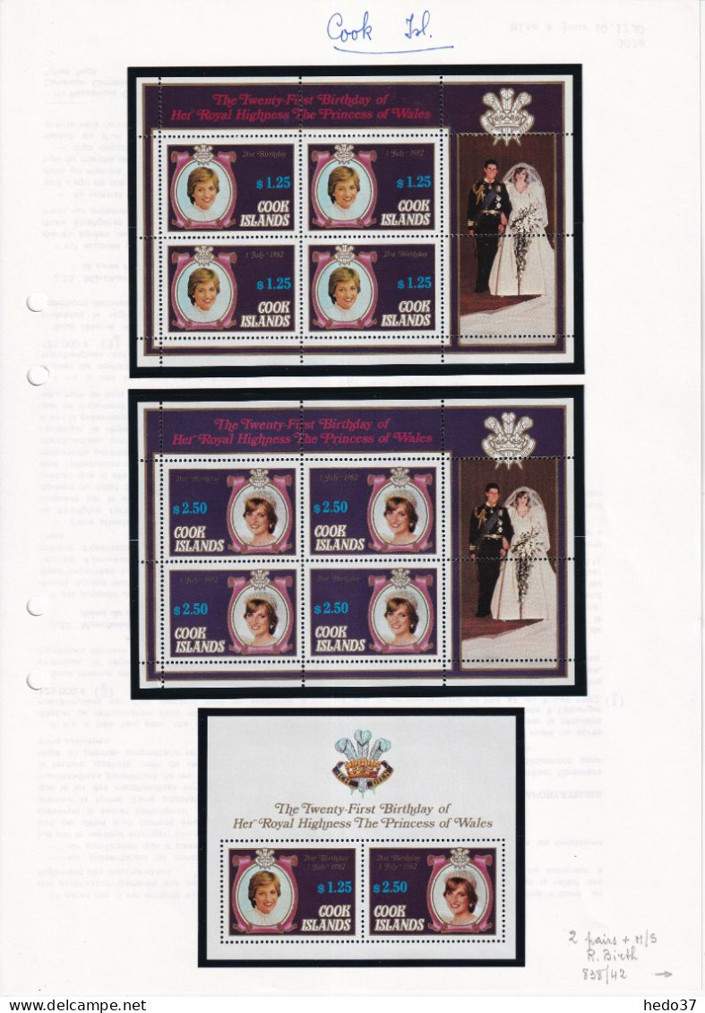 Cook - Collection 1980/1989 - Neufs ** sans charnière - Cote Yvert  1600 € - TB
