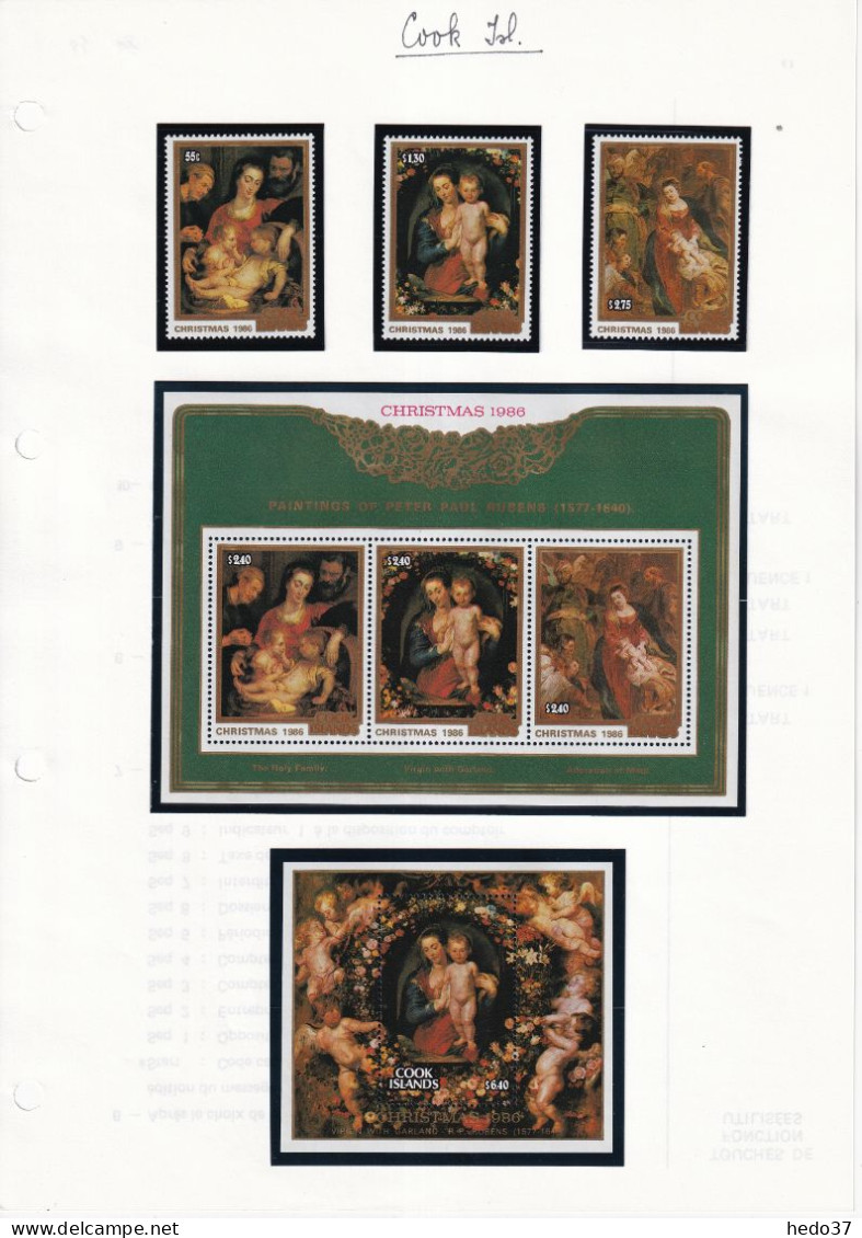Cook - Collection 1980/1989 - Neufs ** sans charnière - Cote Yvert  1600 € - TB