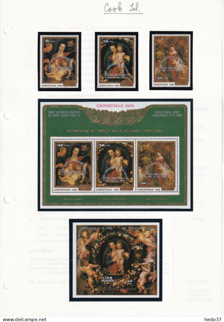 Cook - Collection 1980/1989 - Neufs ** sans charnière - Cote Yvert  1600 € - TB