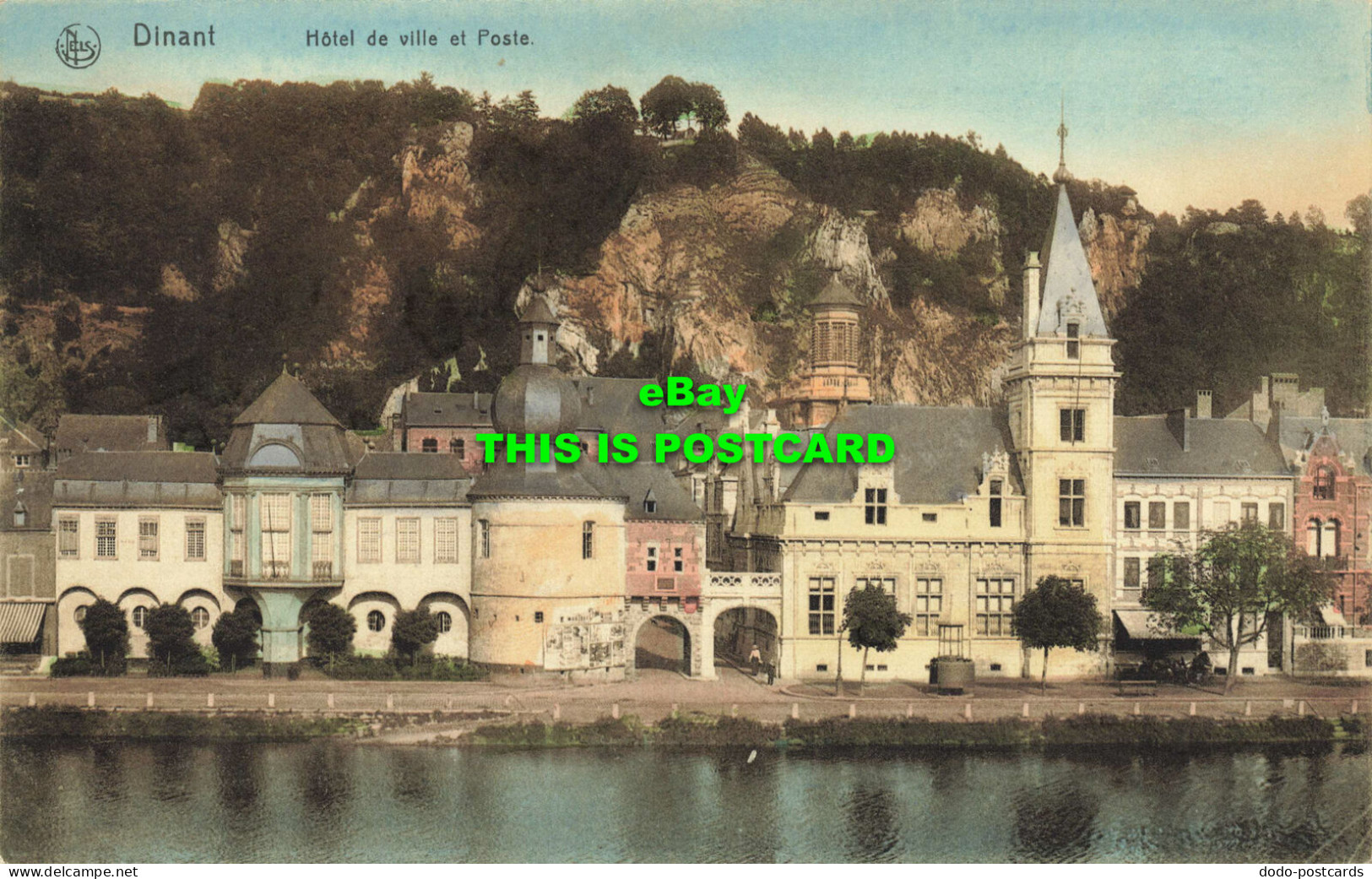 R599818 Dinant. Hotel De Ville Et Poste. Nels. Serie No. 7 - Monde