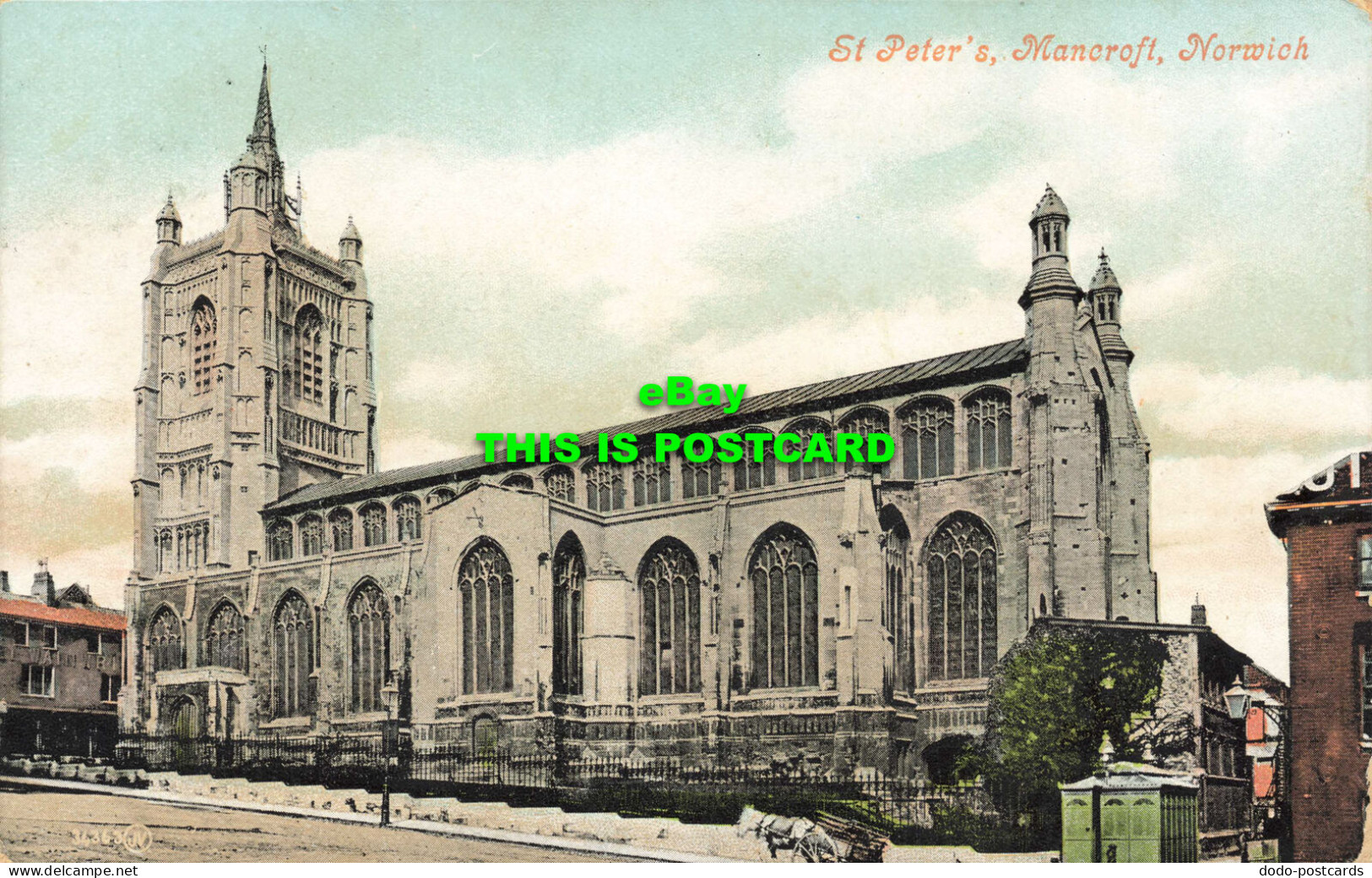 R597736 St. Peters. Mancroft. Norwich. 34363. Valentines Series. 1906 - Monde