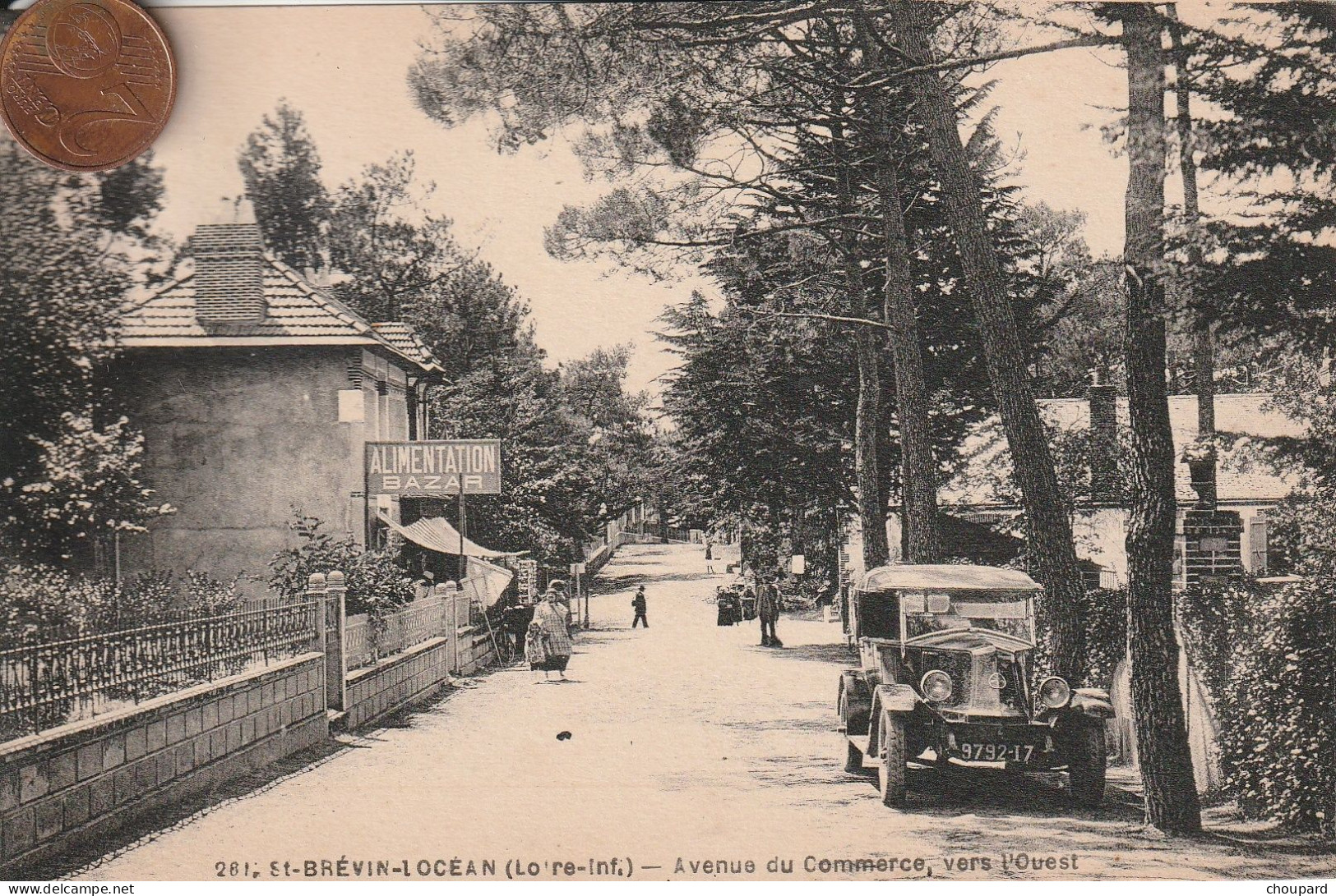 44 - Carte Postale Ancienne De  SAINT BREVIN L'OCEAN     Avenue Du Commerce - Saint-Brevin-l'Océan