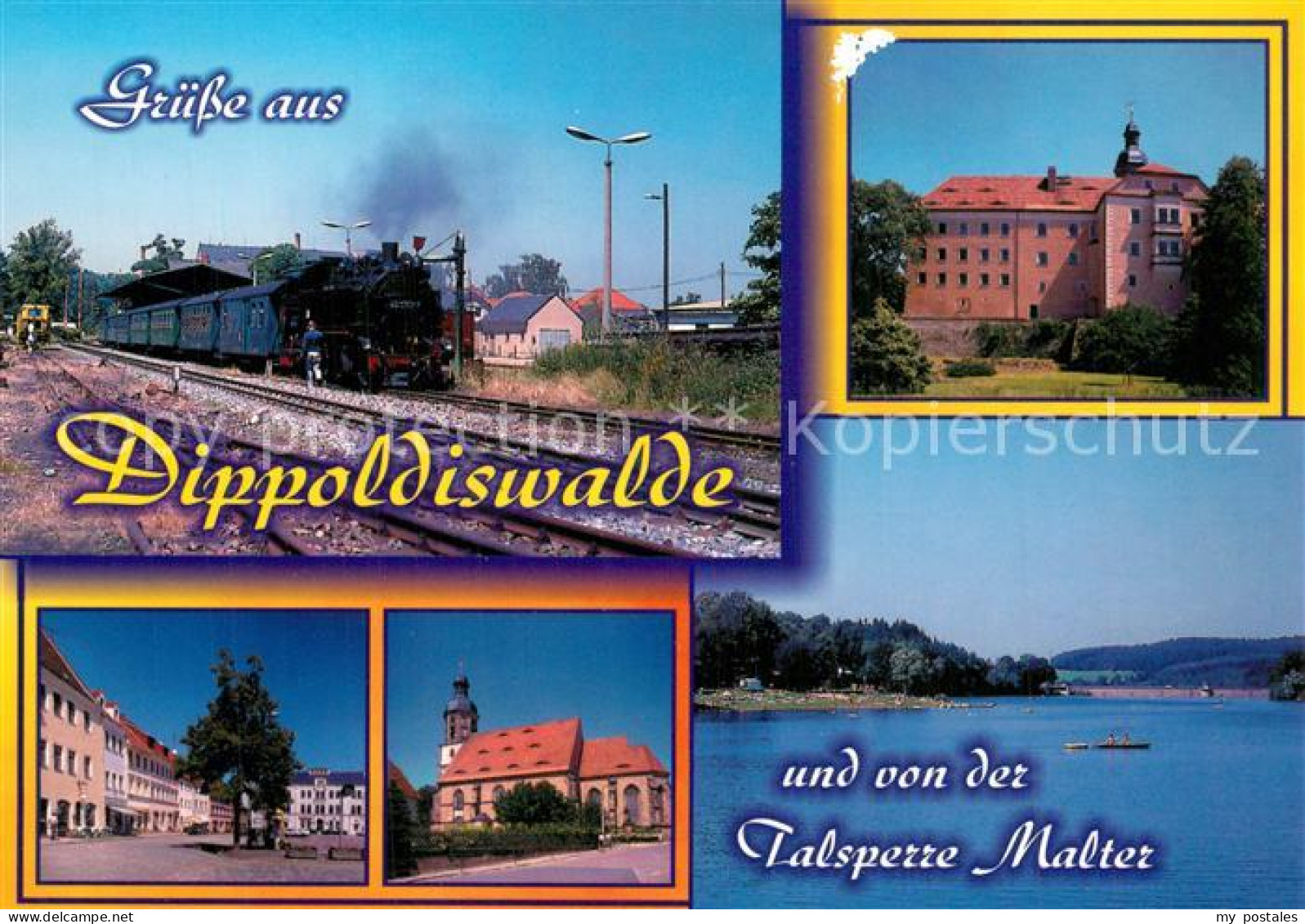 73606891 Dippoldiswalde Osterzgebirge Bahnhof Der Weisseritztalbahn Schloss Dipp - Dippoldiswalde