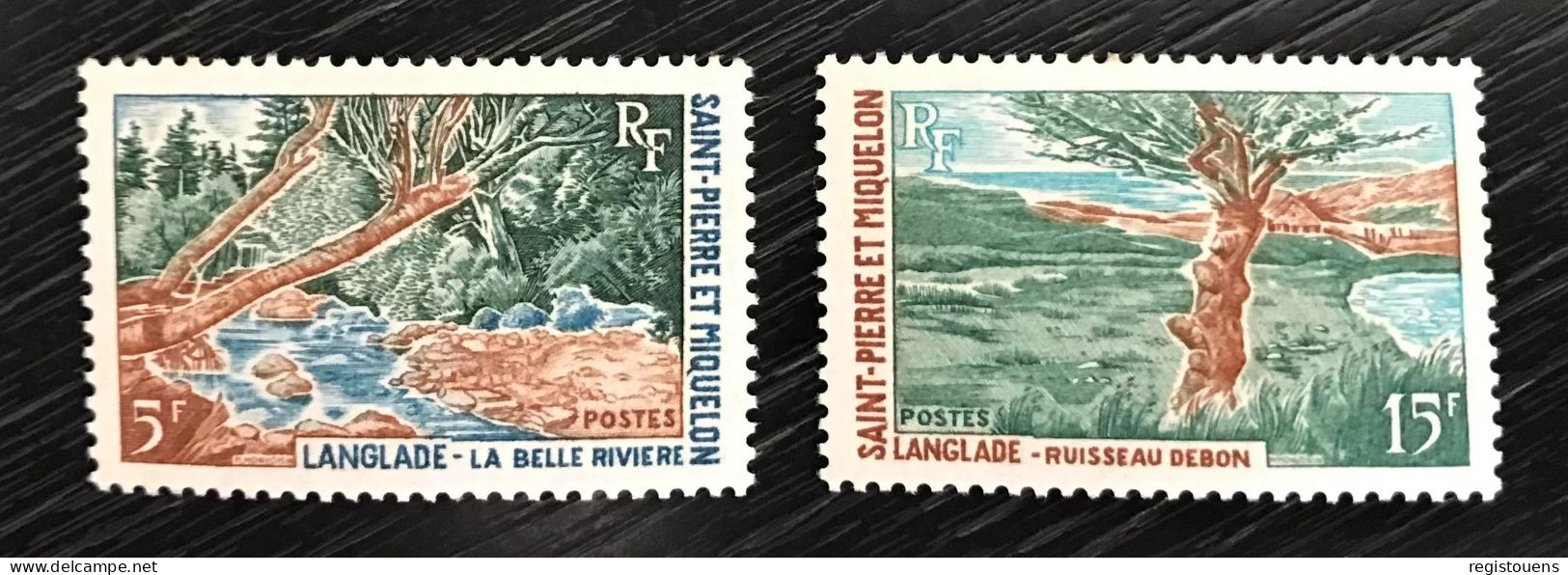 Lot De 2 Timbres Neufs** Saint Pierre Et Miquelon 1969 Yt N° 385 / 386 - Nuevos