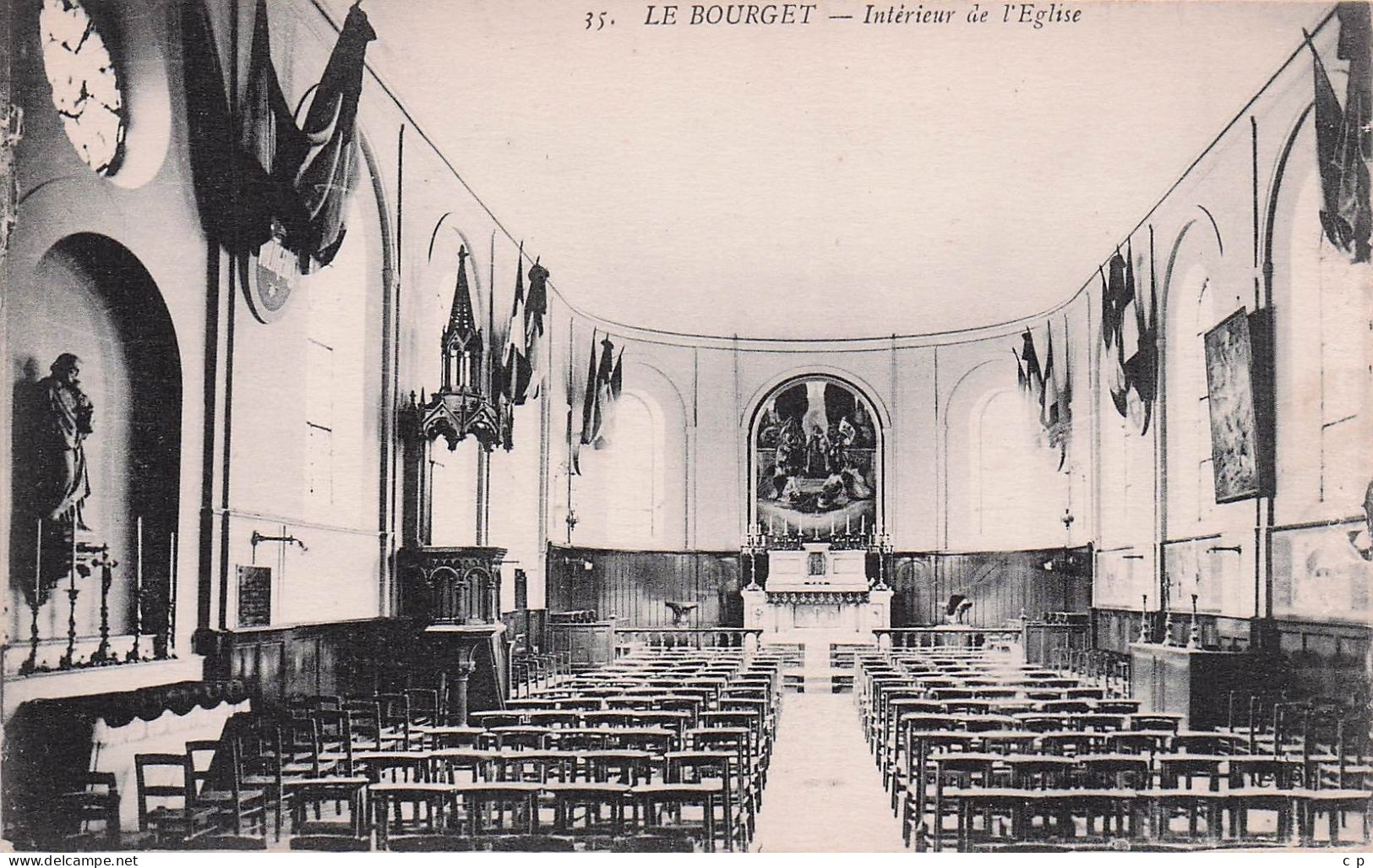 Le Bourget - Interieur De L'Eglise -  CPA °J - Le Bourget